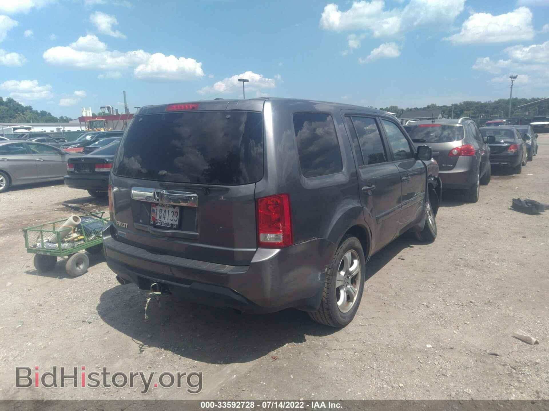 2012 HONDA PILOT - VIN: 5FNYF3H70CB018945 - Фото 4
