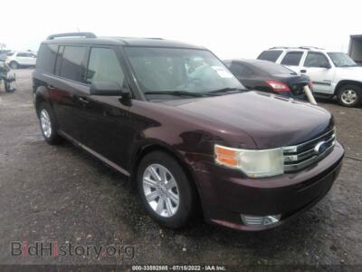 2011 Ford FLEX SE, burgundy — VIN 2FMGK5BC8BBD21388, IAAI