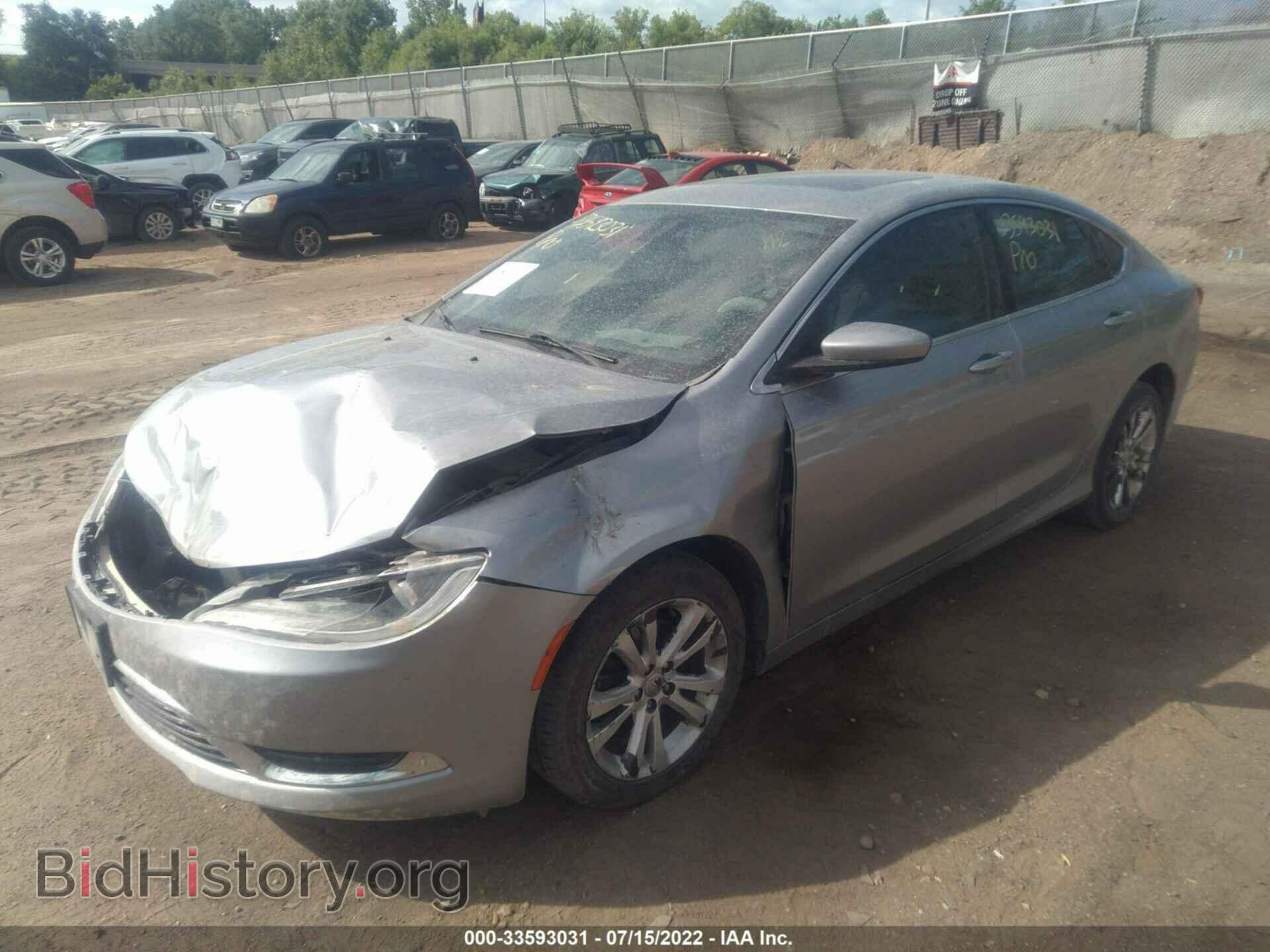 2015 CHRYSLER 200 - VIN: 1C3CCCAB4FN657258 - Фото 2