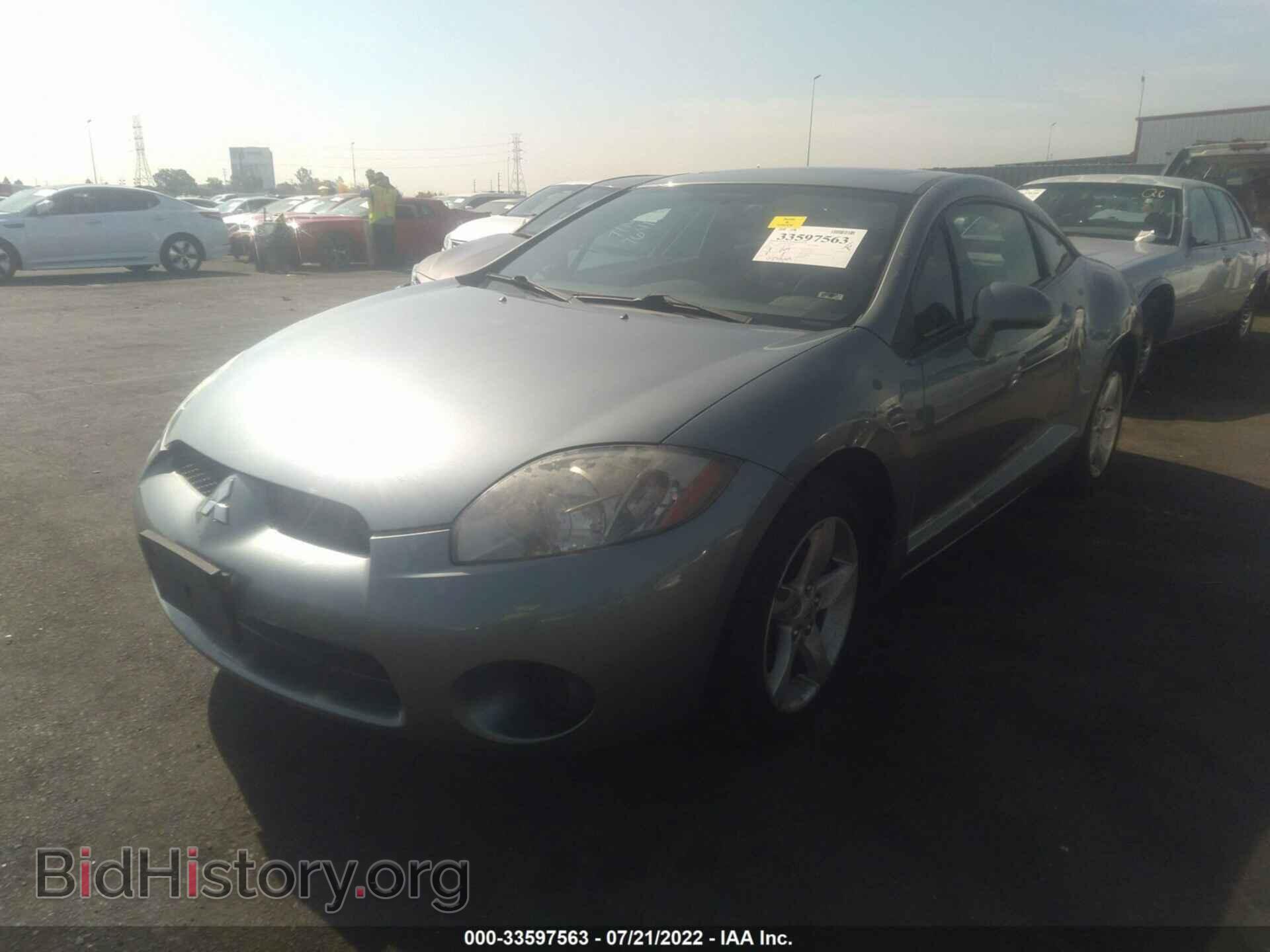 2007 MITSUBISHI ECLIPSE - VIN: 4A3AK24F67E041560 - Фото 2