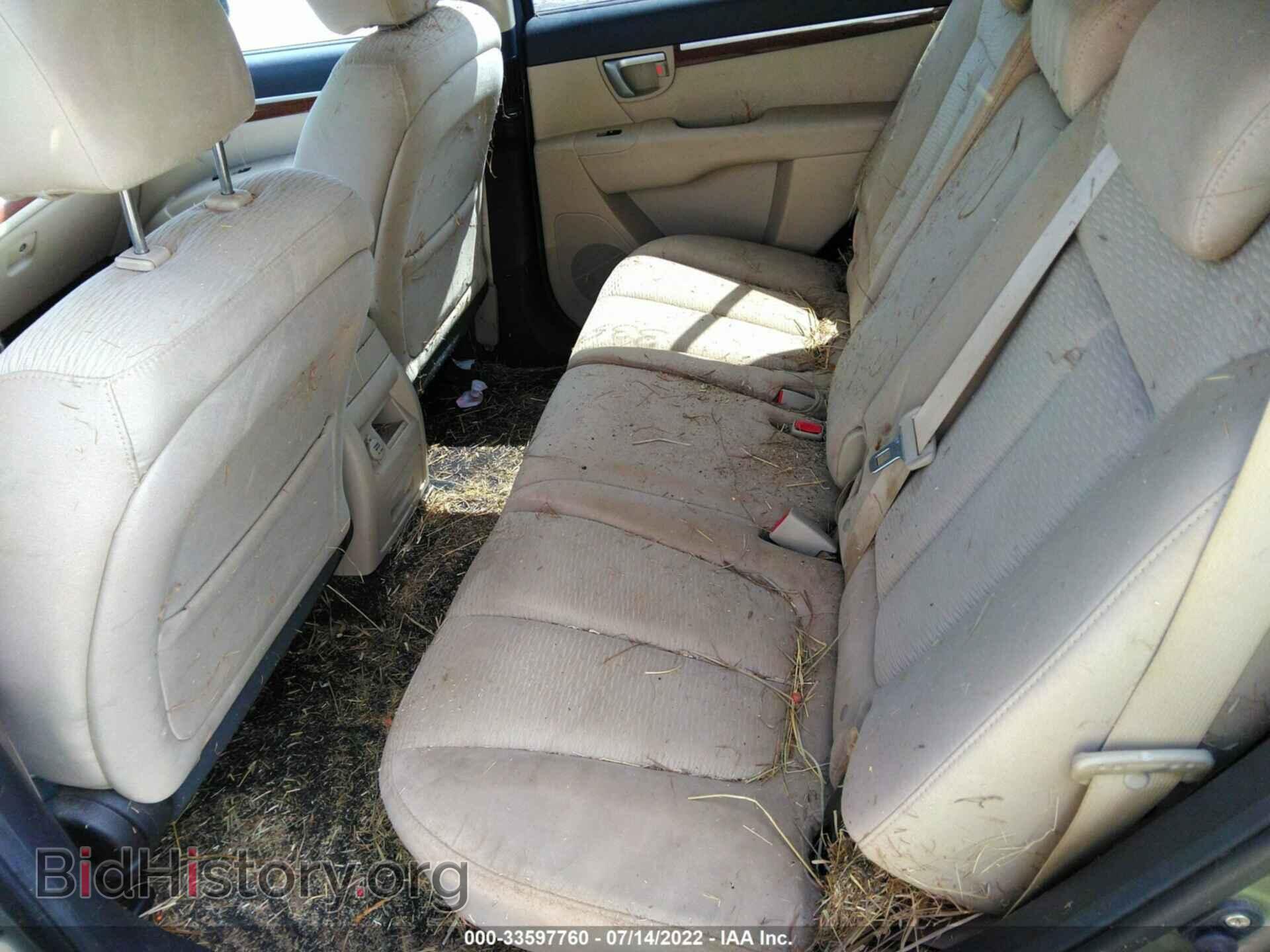 2009 HYUNDAI SANTA FE - VIN: 5NMSG13DX9H250044 - Фото 8