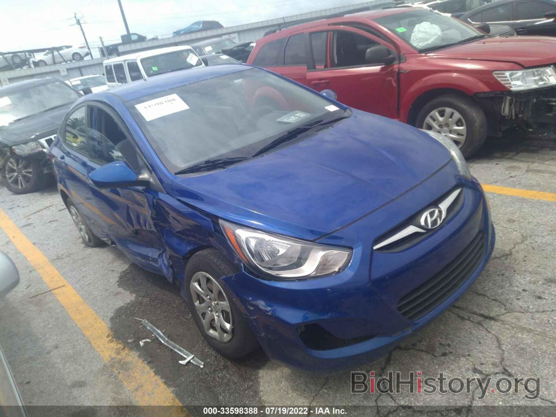 Photo KMHCT4AE3DU551992 - HYUNDAI ACCENT 2013