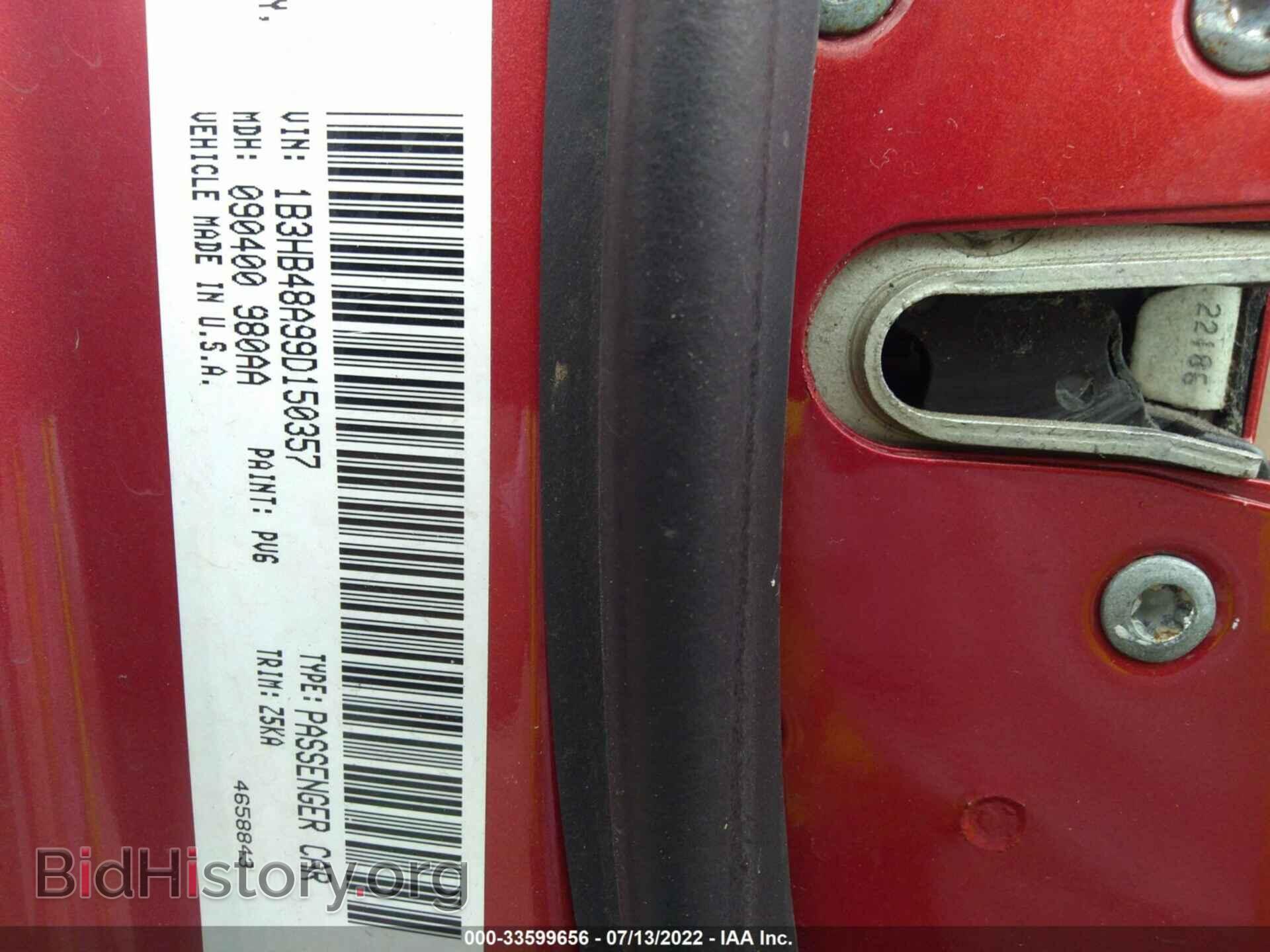 2009 DODGE CALIBER - VIN: 1B3HB48A99D150357 - Фото 9