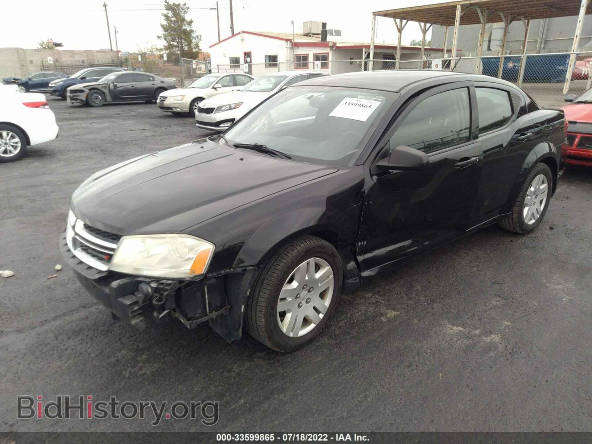 2014 DODGE AVENGER - VIN: 1C3CDZAB1EN166452 - Фото 2