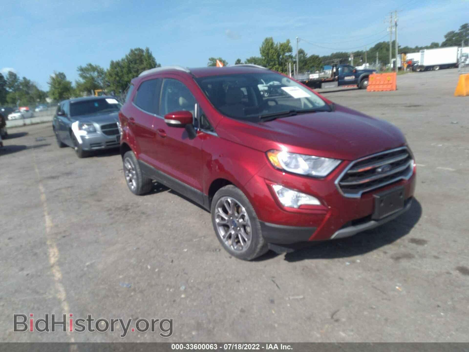 Photo MAJ6S3KL8KC294431 - FORD ECOSPORT 2019