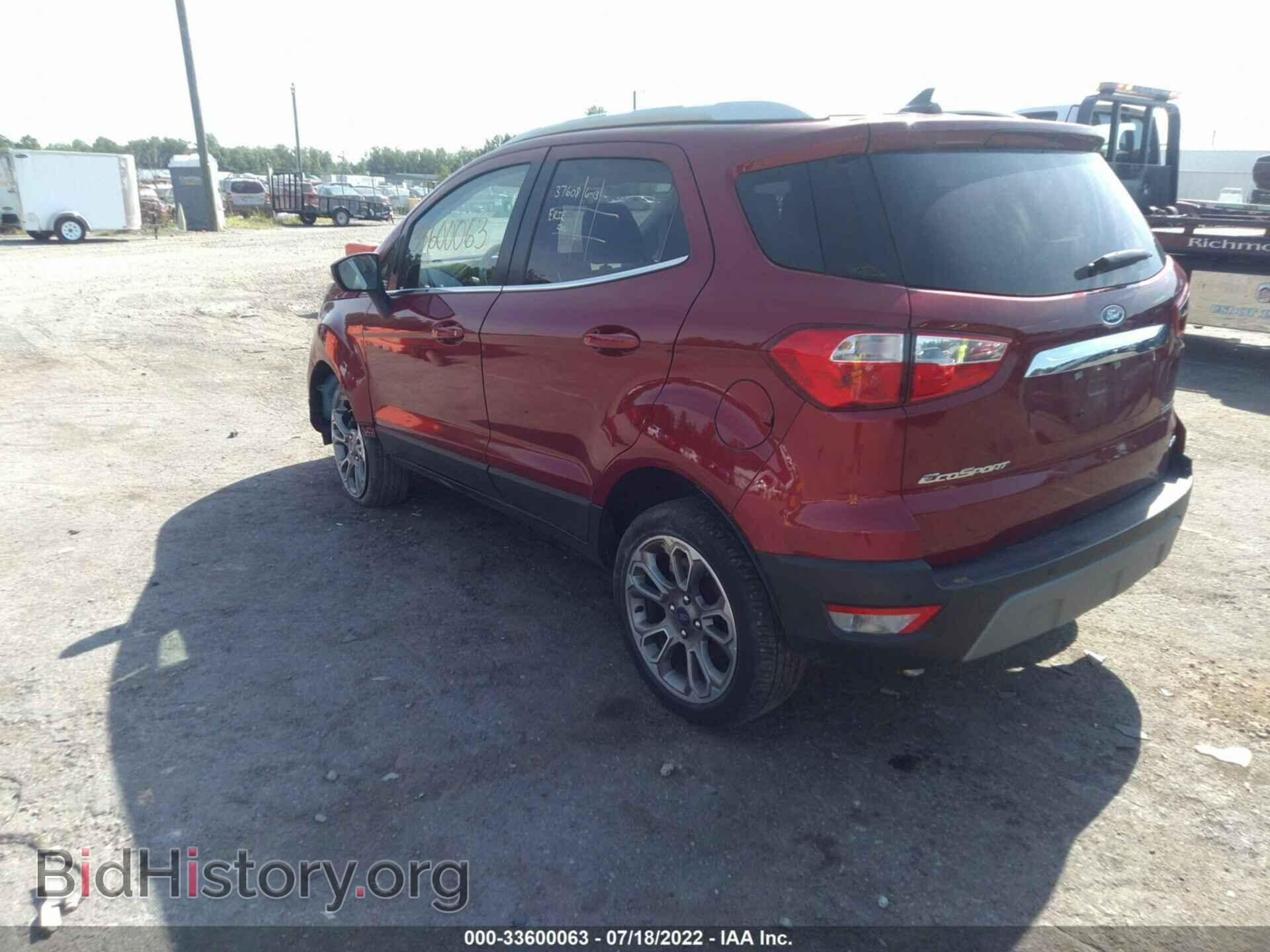 2019 FORD ECOSPORT - VIN: MAJ6S3KL8KC294431 - Photo 3
