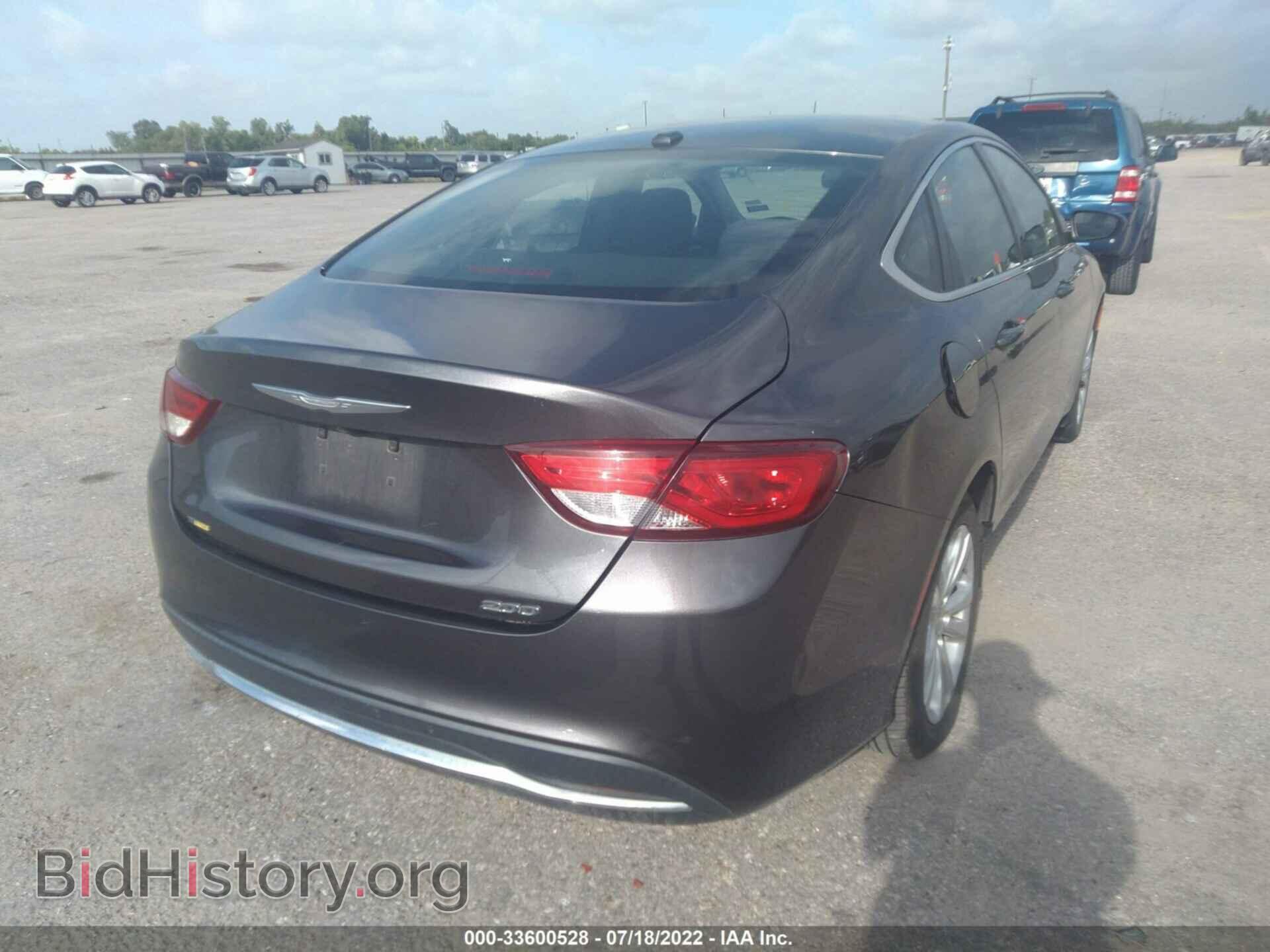 2015 CHRYSLER 200 - VIN: 1C3CCCAB8FN649437 - Фото 4