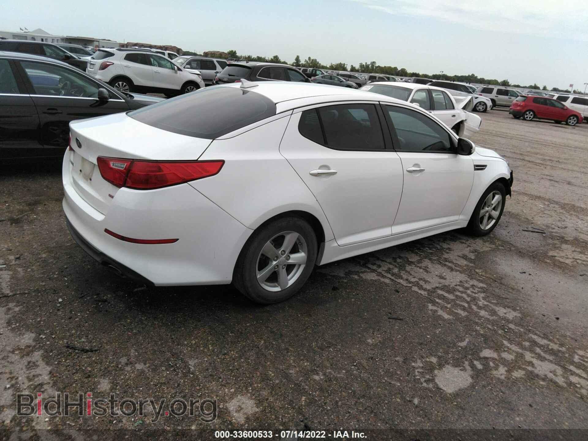 2015 KIA OPTIMA - VIN: KNAGM4A72F5635865 - Фото 4