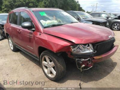2011 Jeep COMPASS Limited, красный — VIN 1J4NF5FB6BD163848, IAAI