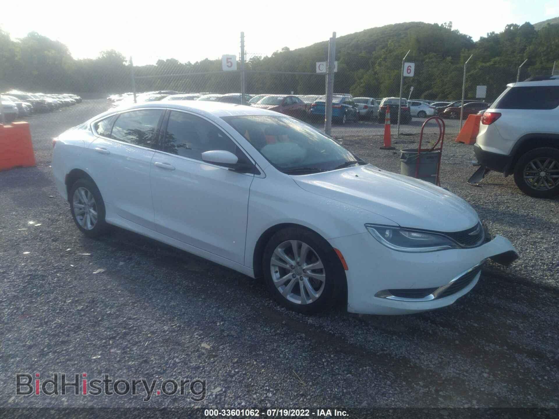Фотография 1C3CCCAB4GN167310 - CHRYSLER 200 2016