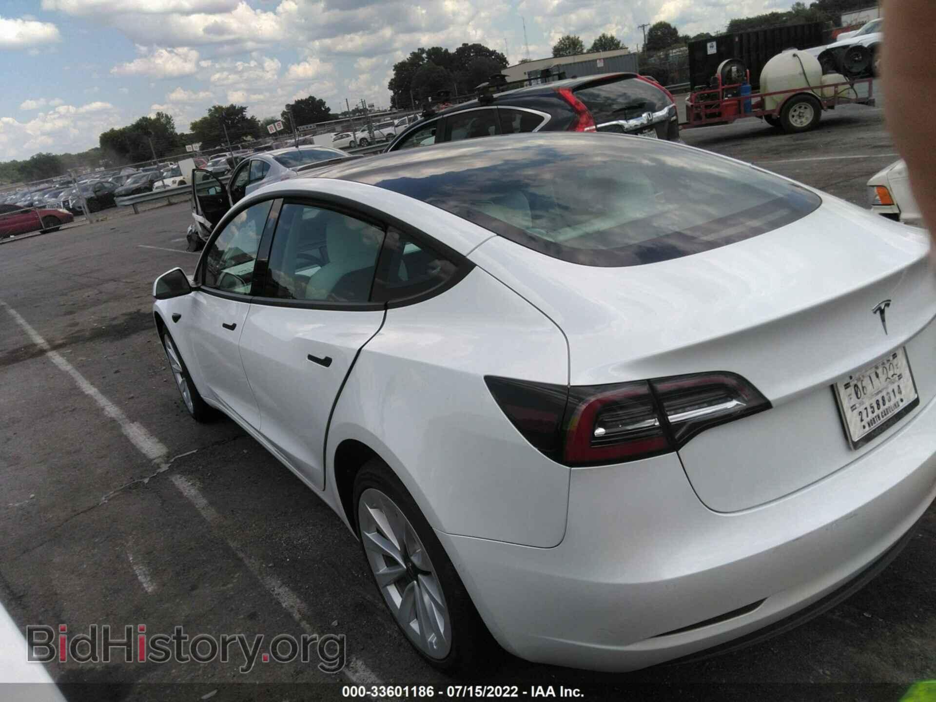2022 TESLA MODEL 3 - VIN: 5YJ3E1EA3NF241405 - Фото 3