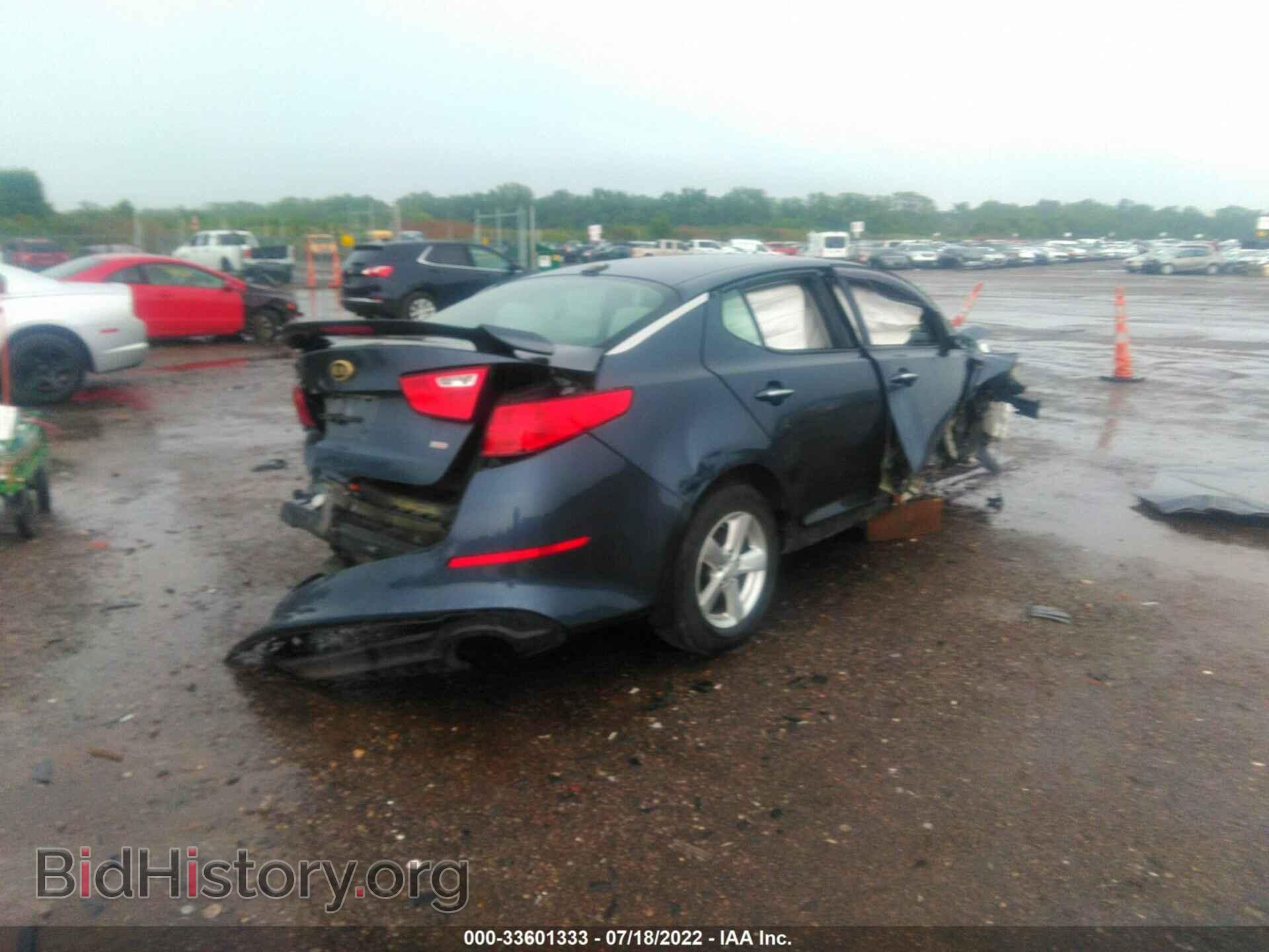 2015 KIA OPTIMA - VIN: KNAGM4A73F5543003 - Фото 4