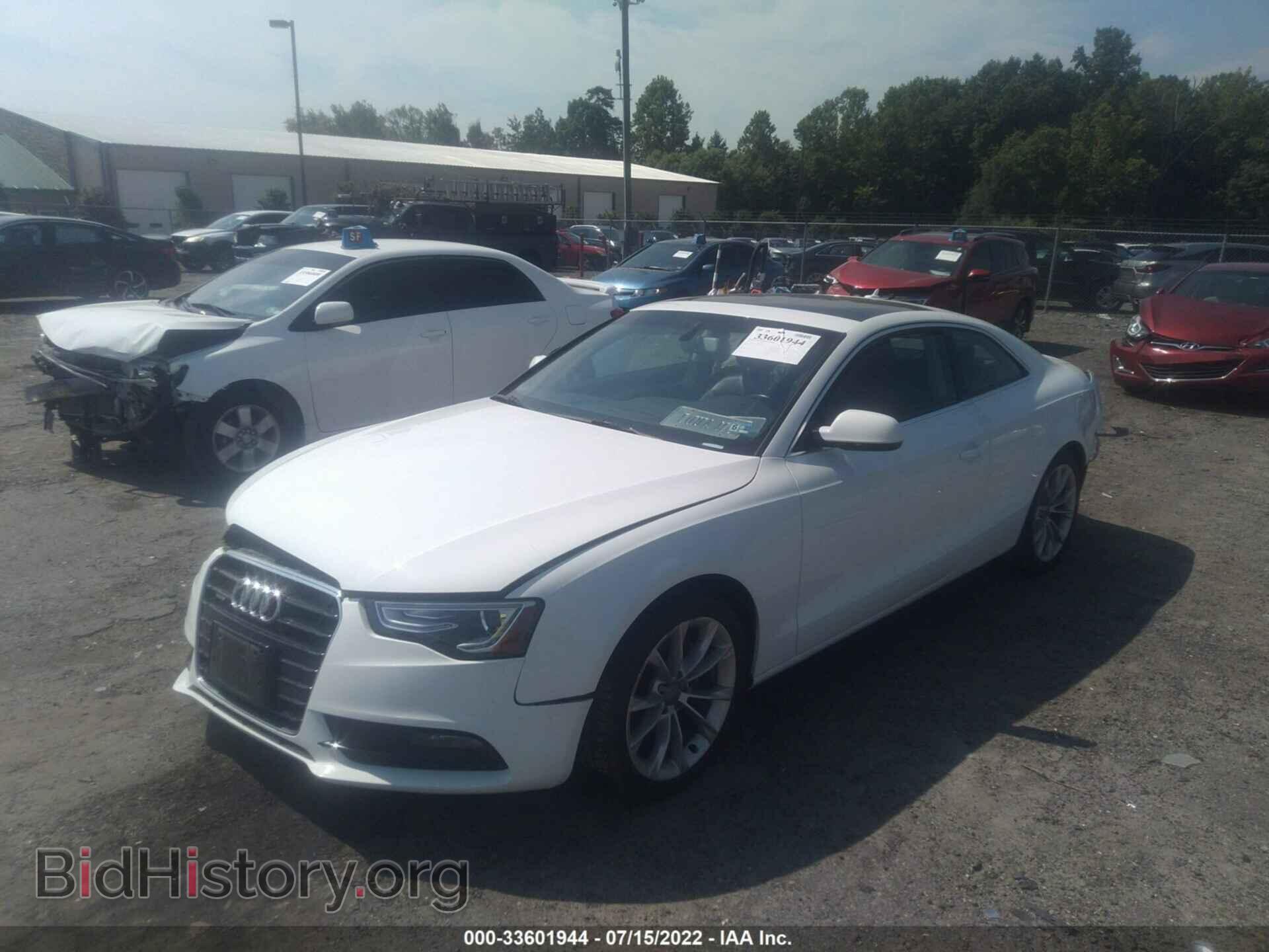 2014 AUDI A5 - VIN: WAUCFAFR1EA065753 - Фото 2