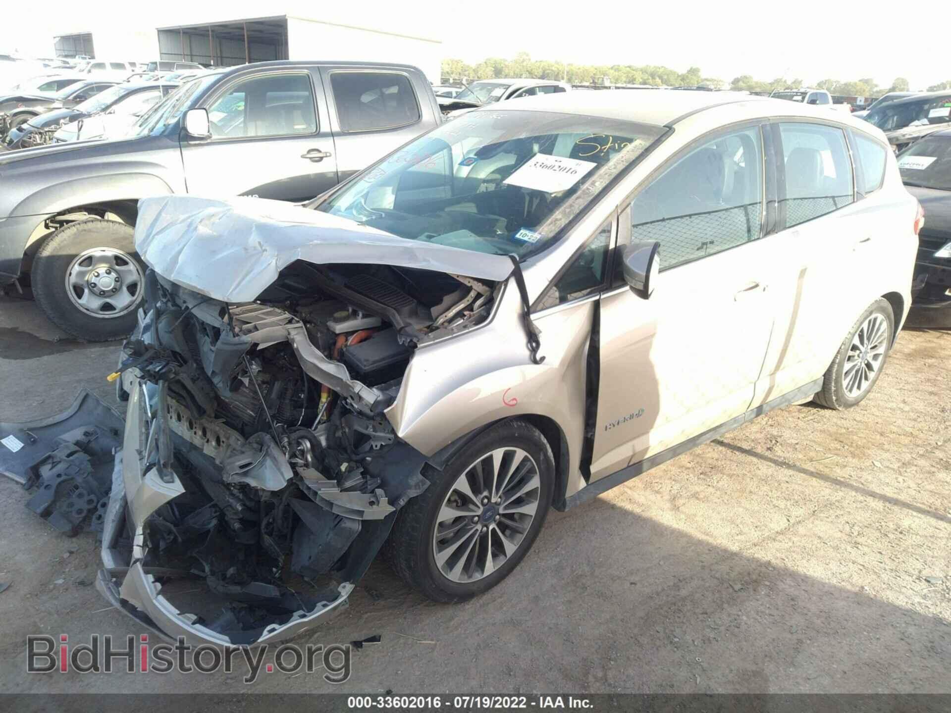 2017 FORD C-MAX HYBRID - VIN: 1FADP5DU0HL100722 - Фото 2