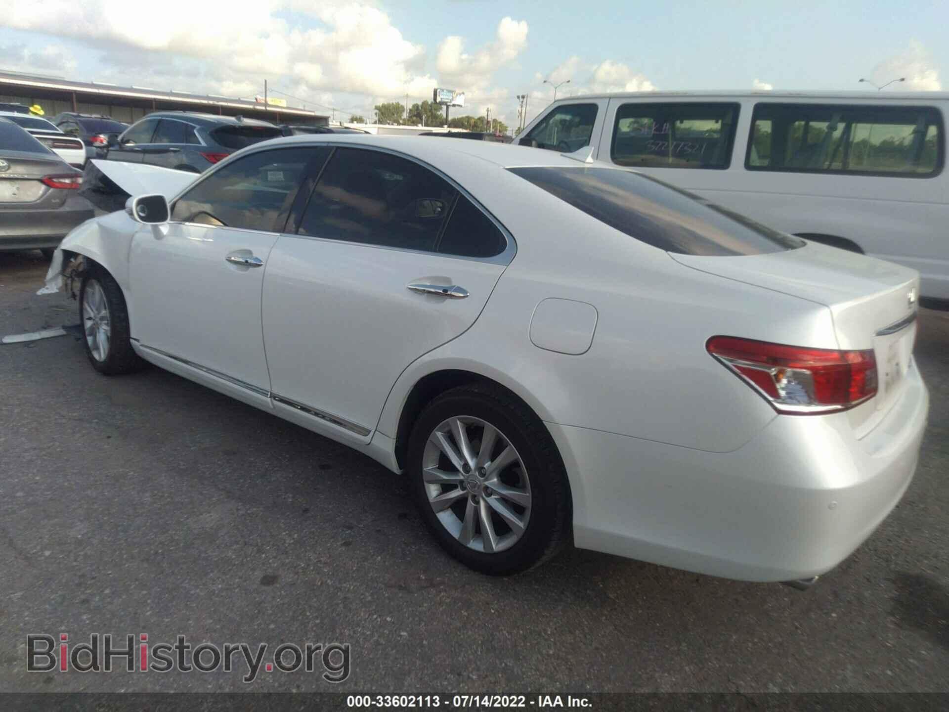 2012 LEXUS ES 350 - VIN: JTHBK1EG0C2511844 - Фото 3
