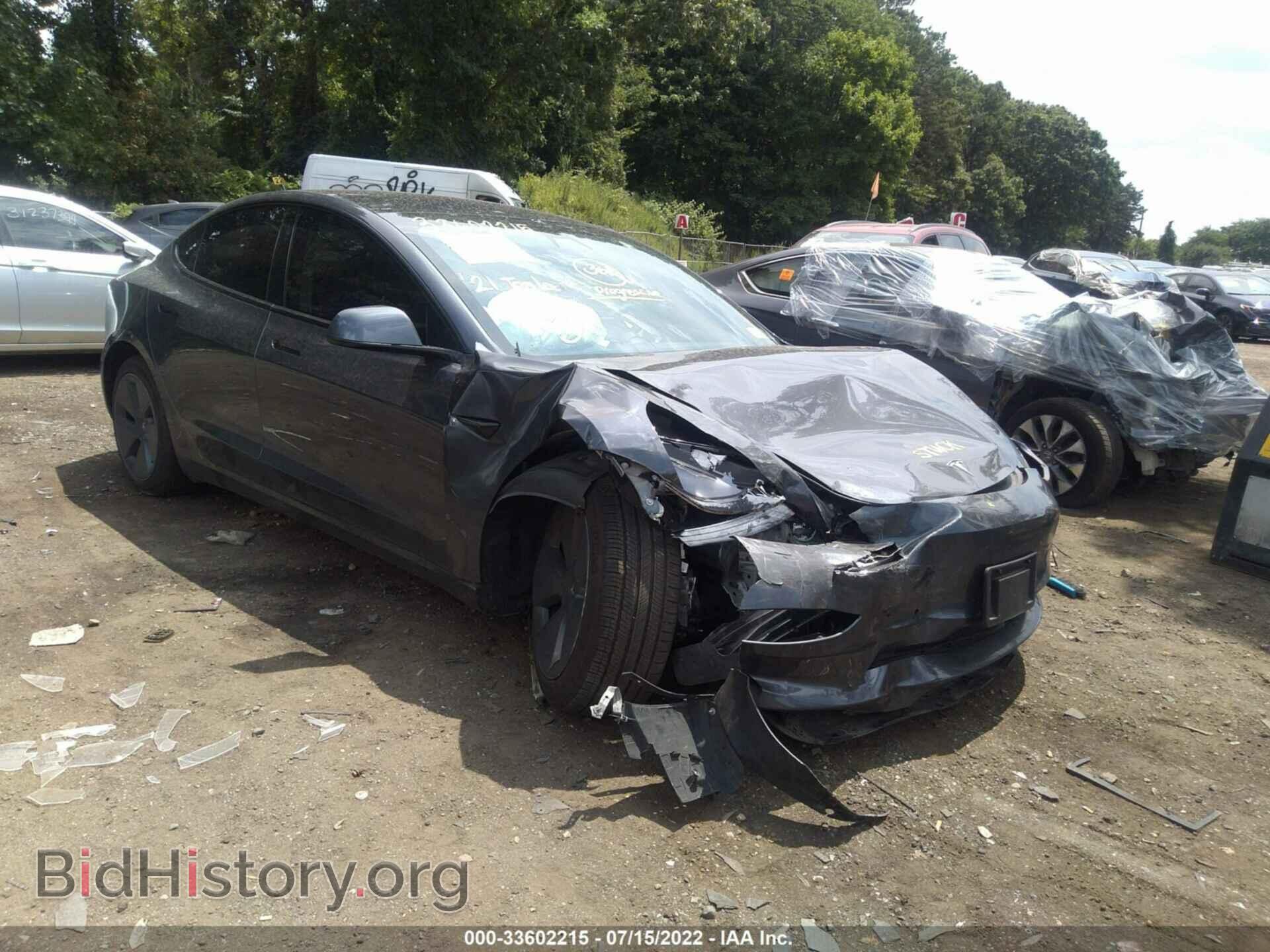 Photo 5YJ3E1EA7MF857655 - TESLA MODEL 3 2021