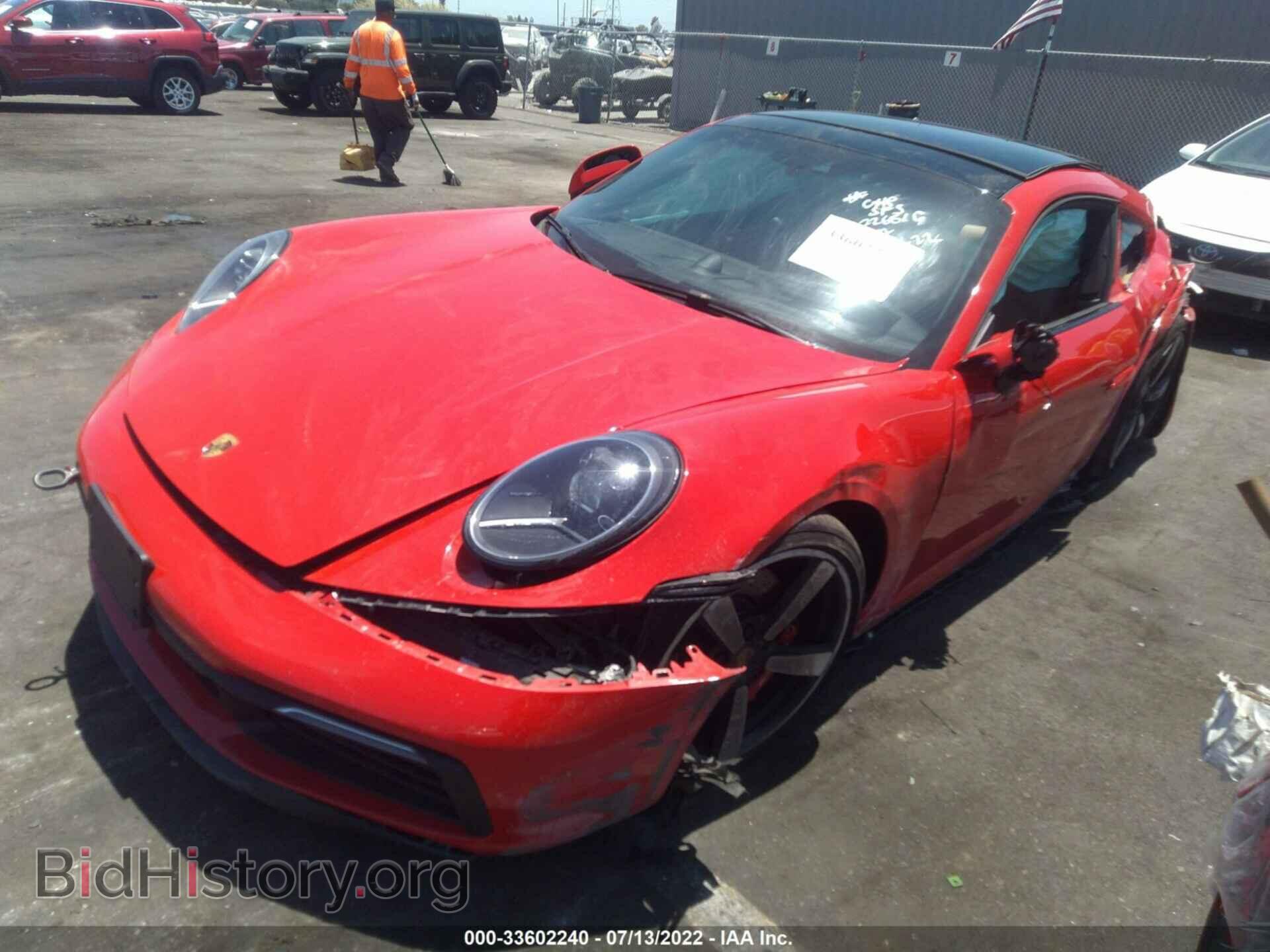 2021 PORSCHE 911 - VIN: WP0AB2A9XMS221106 - Фото 2