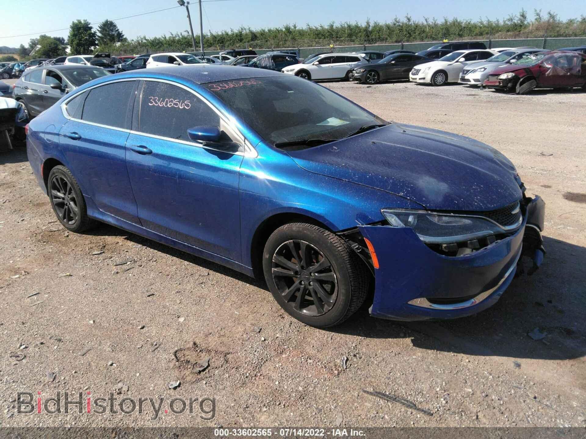 Фотография 1C3CCCAB5FN724949 - CHRYSLER 200 2015