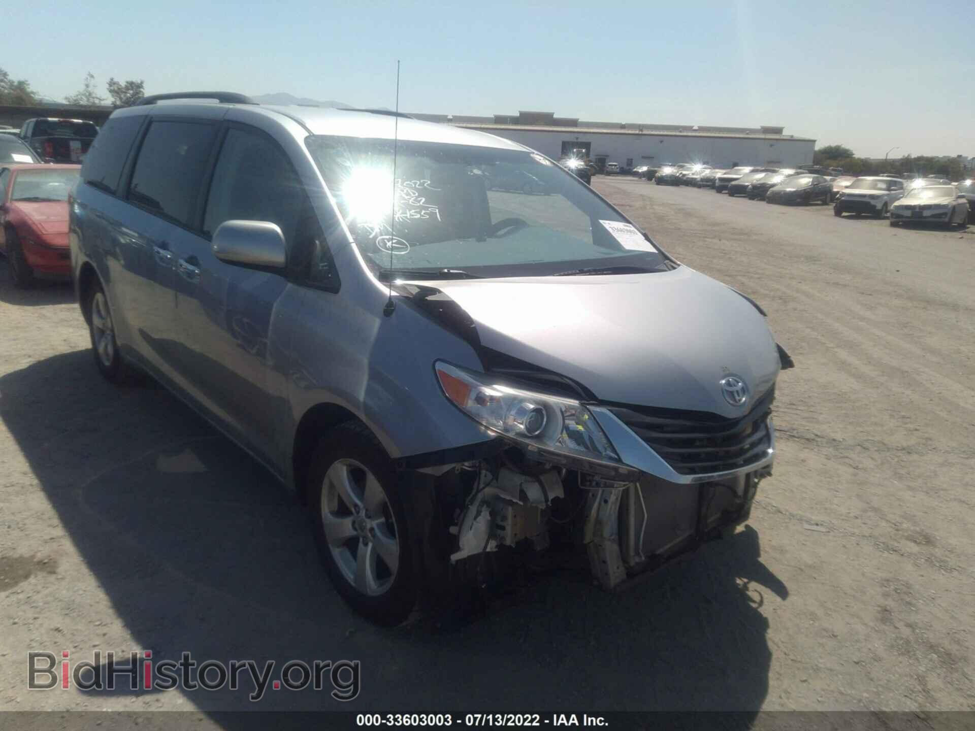 Фотография 5TDKK3DC2ES511559 - TOYOTA SIENNA 2014