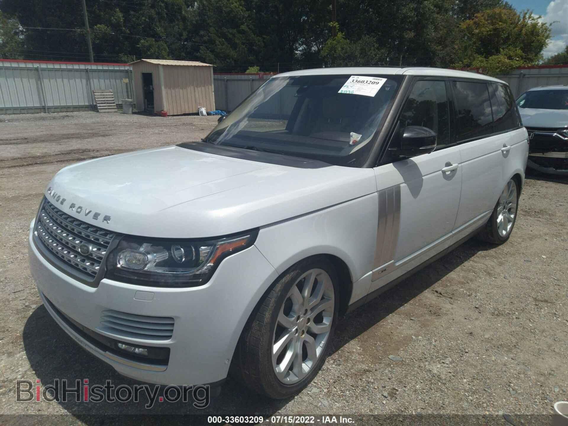 2015 LAND ROVER RANGE ROVER - VIN: SALGS3TF4FA218383 - Фото 2