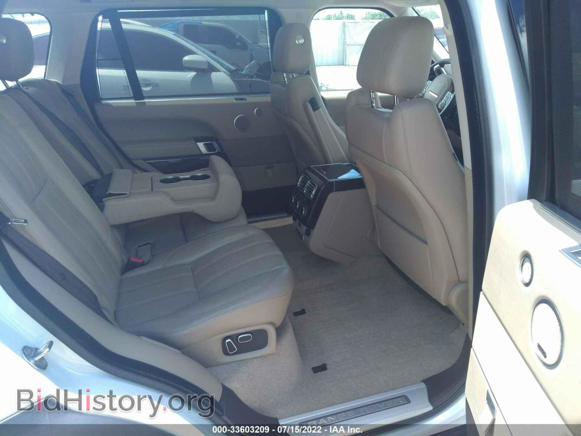 2015 LAND ROVER RANGE ROVER - VIN: SALGS3TF4FA218383 - Фото 8