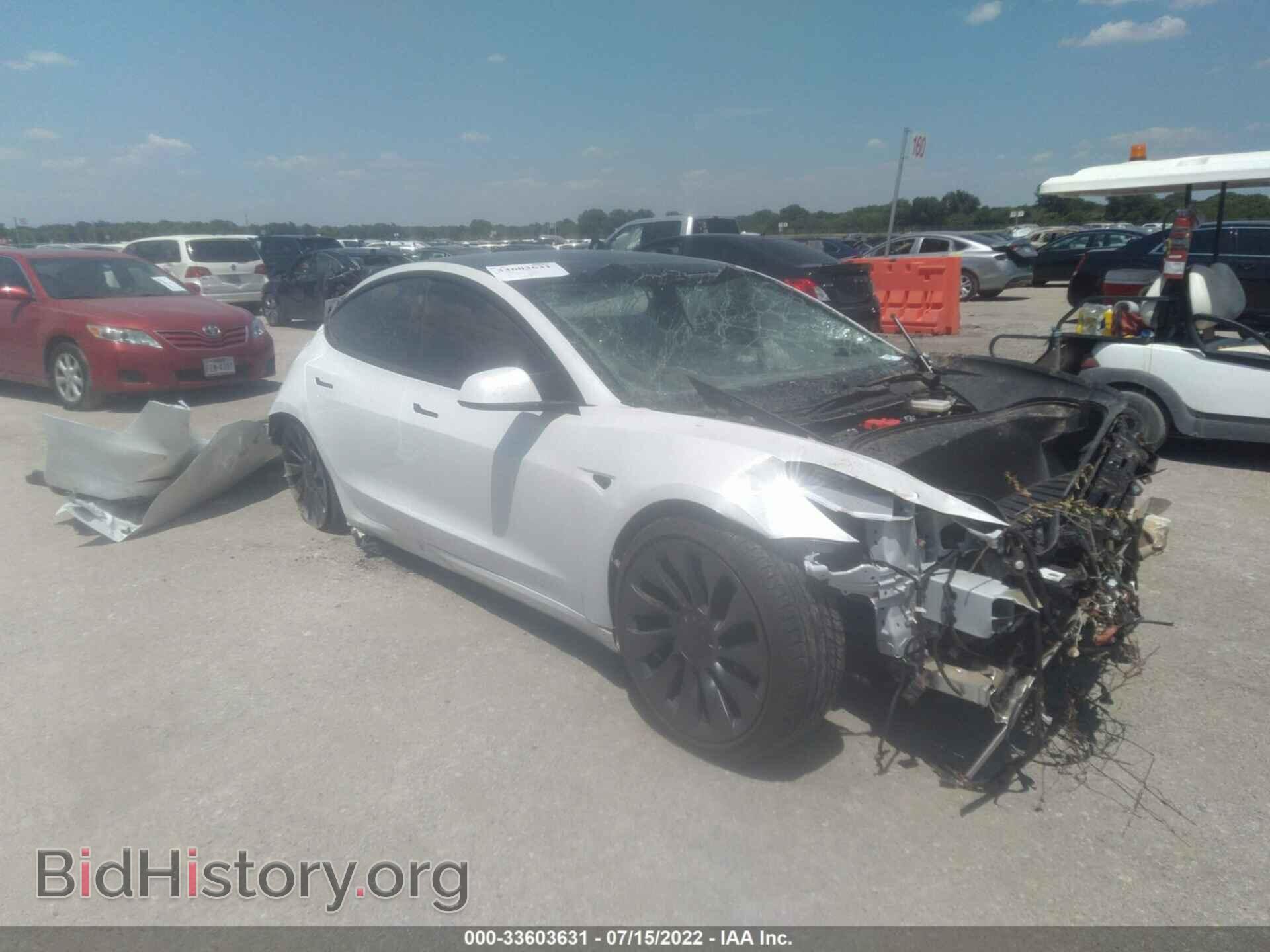 Photo 5YJ3E1EA6MF048342 - TESLA MODEL 3 2021
