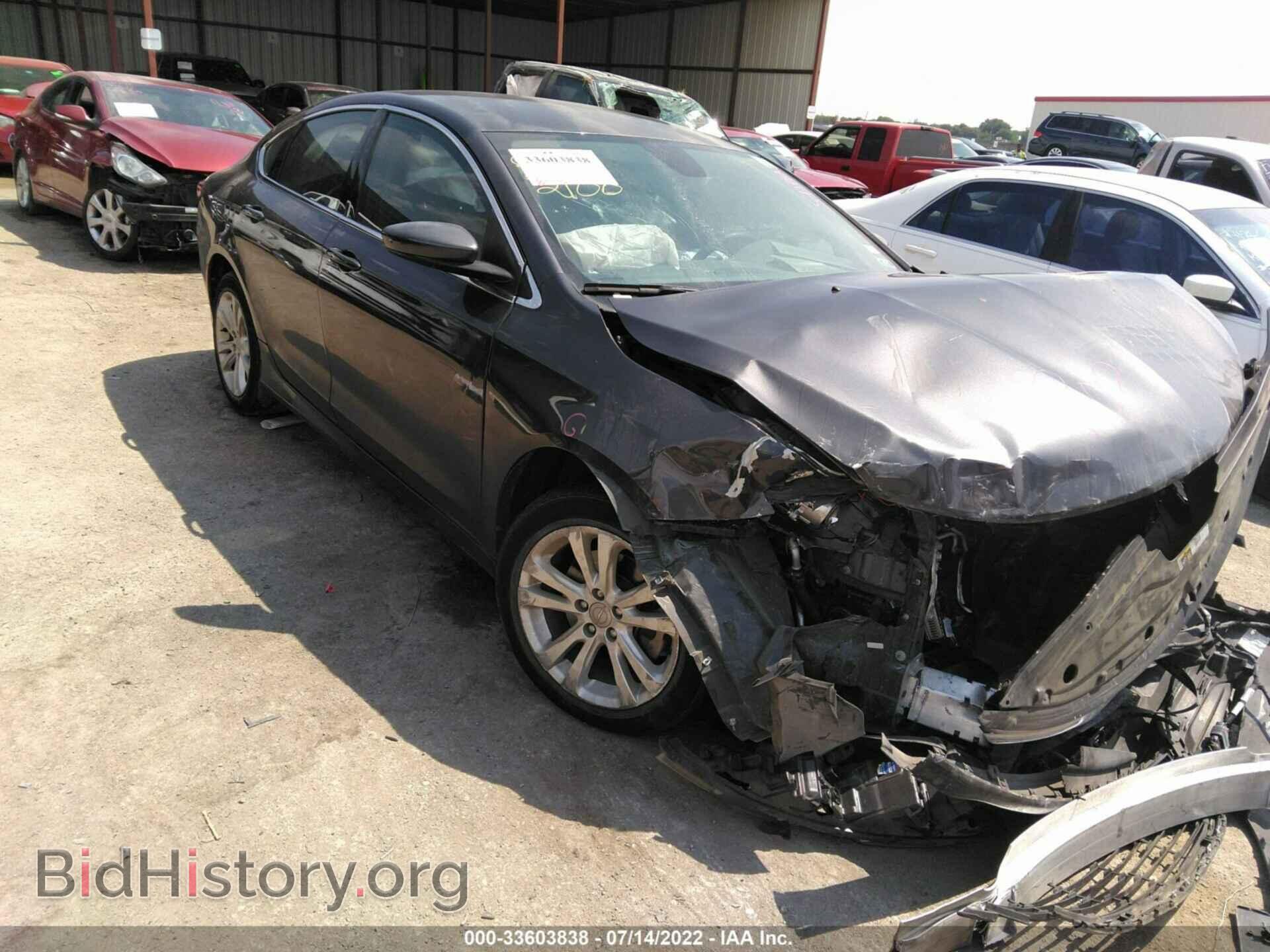 Фотография 1C3CCCAB9FN611540 - CHRYSLER 200 2015