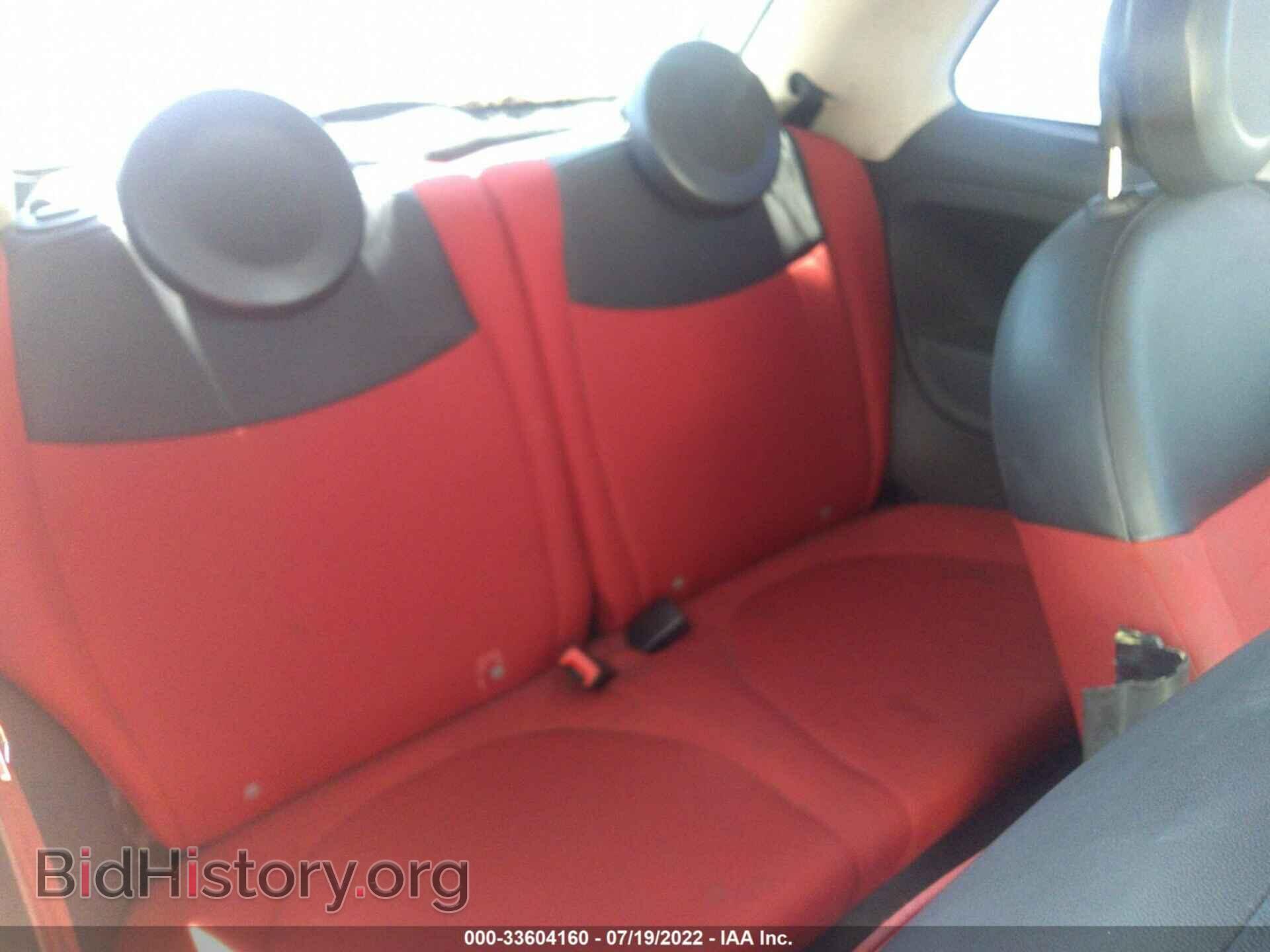2012 FIAT 500 - VIN: 3C3CFFAR0CT260504 - Фото 8