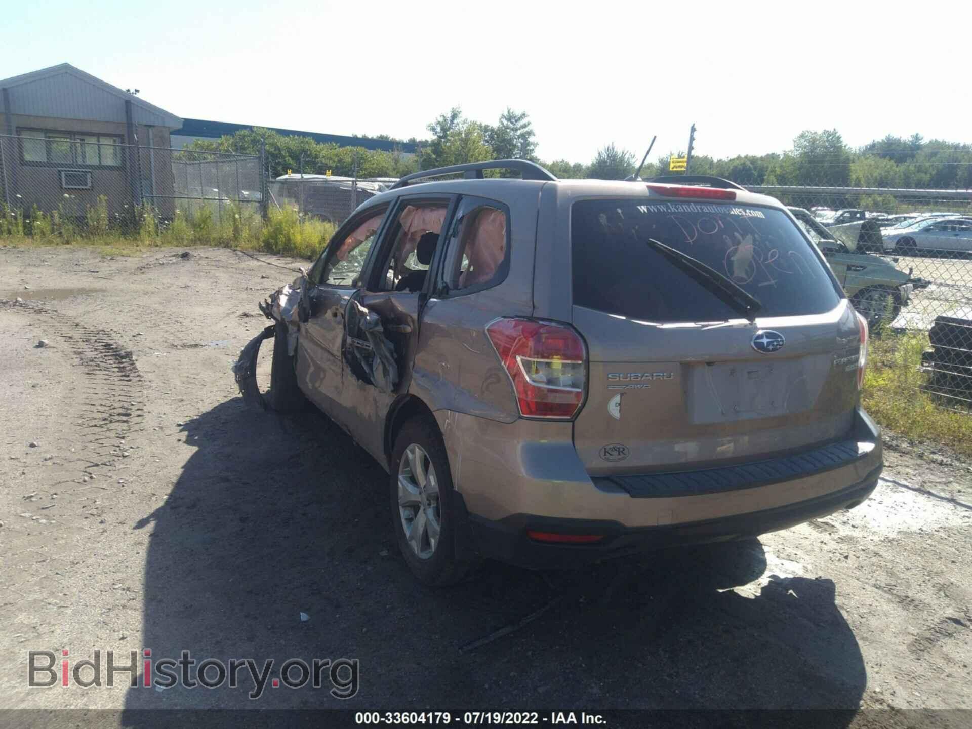 2015 SUBARU FORESTER - VIN: JF2SJADC2FH809432 - Фото 3