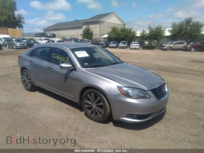 2013 Chrysler 200 Limited, серый — VIN 1C3CCBCG3DN577935, IAAI