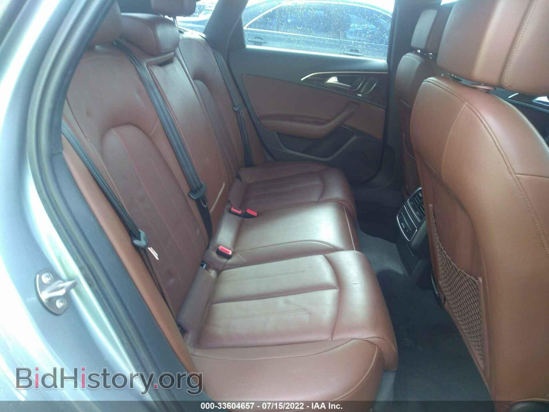 2013 AUDI A6 - VIN: WAUGFAFC2DN069217 - Фото 8