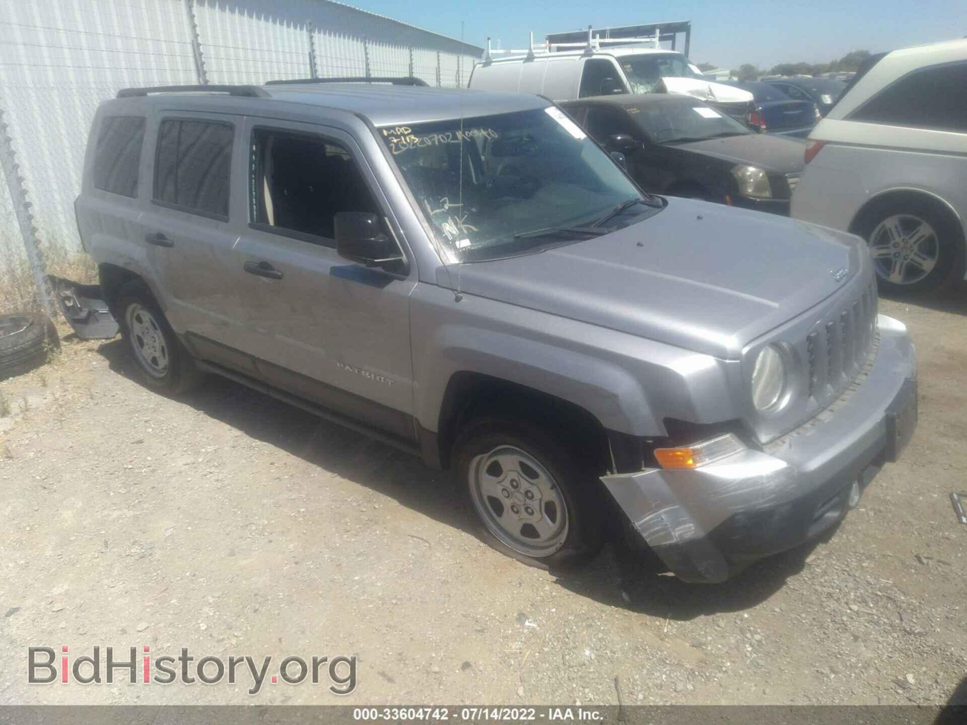 Photo 1C4NJPBB3HD141630 - JEEP PATRIOT 2017