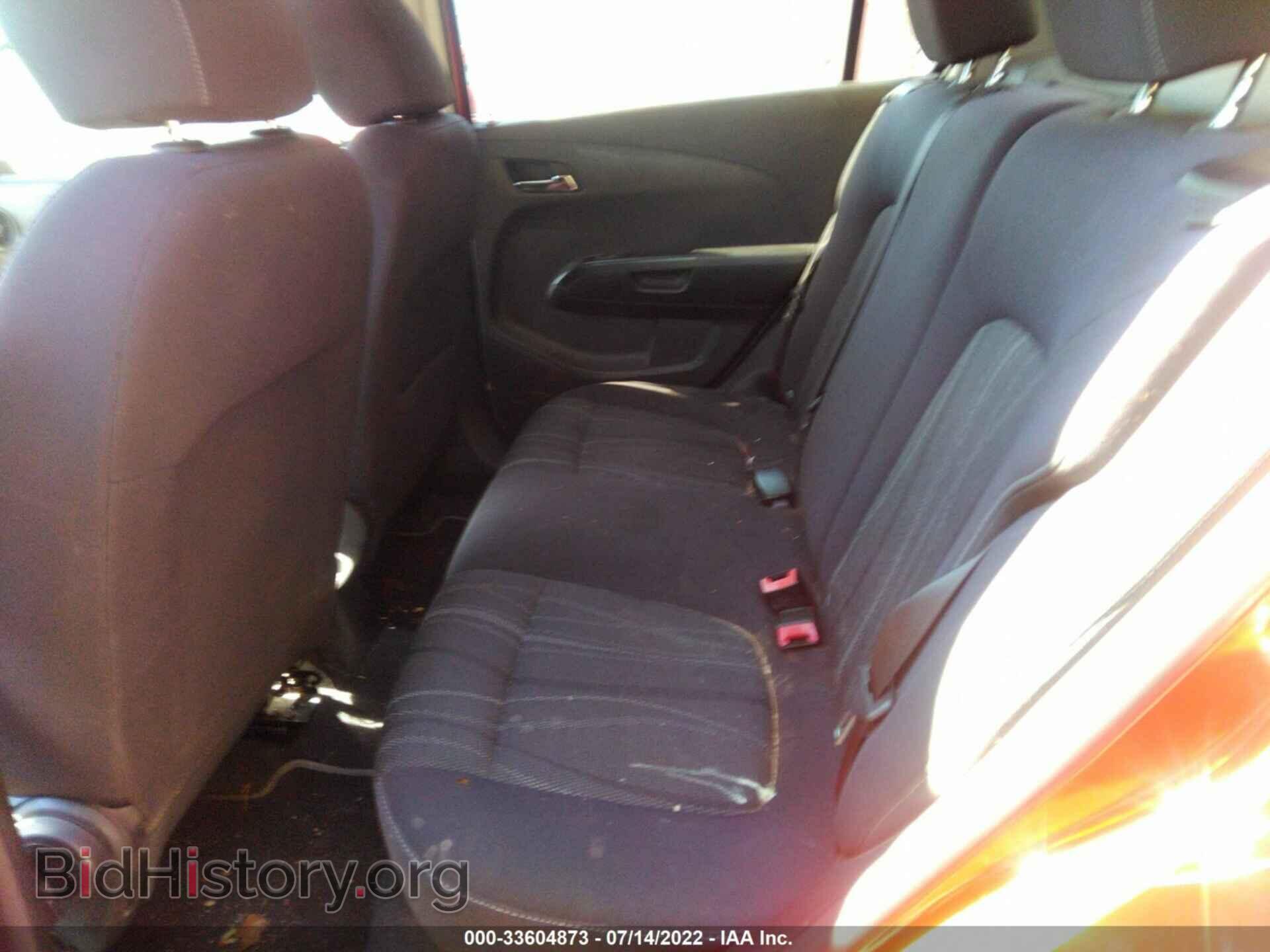 2012 CHEVROLET SONIC - VIN: 1G1JC5SH2C4195021 - Фото 8