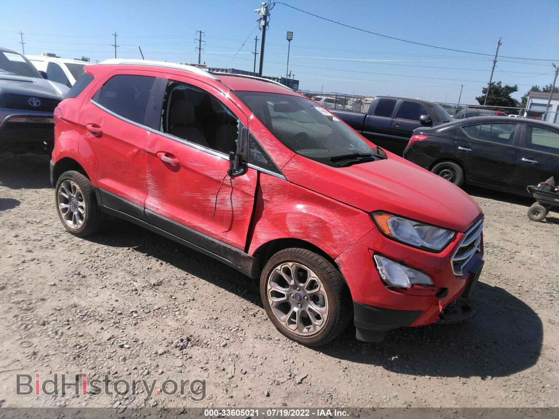 Фотография MAJ6S3KL7KC302955 - FORD ECOSPORT 2019