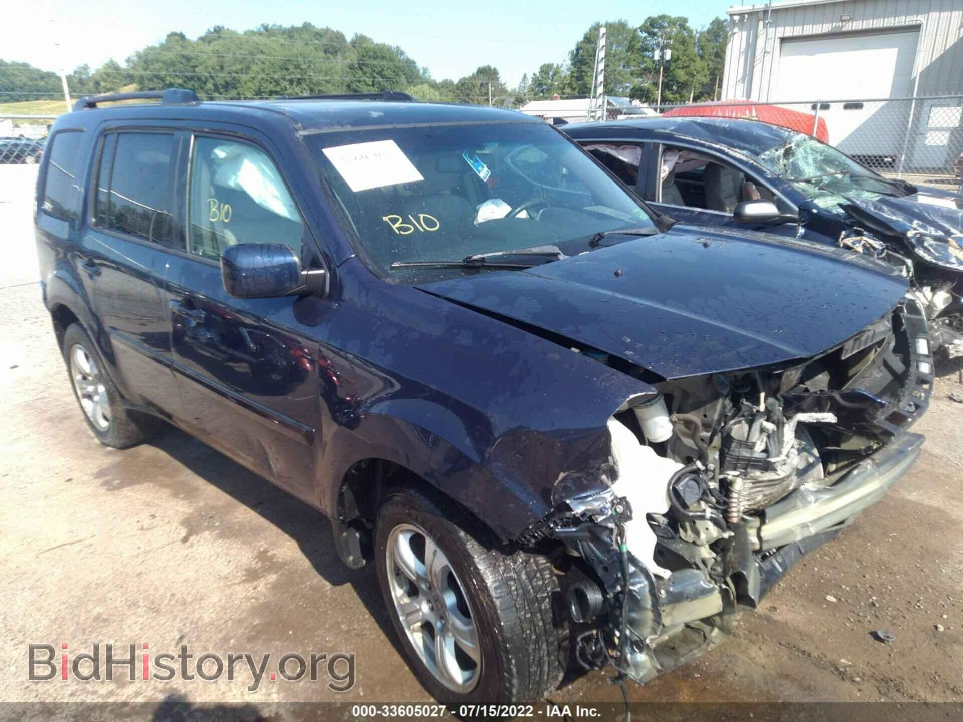 Photo 5FNYF4H61DB058479 - HONDA PILOT 2013