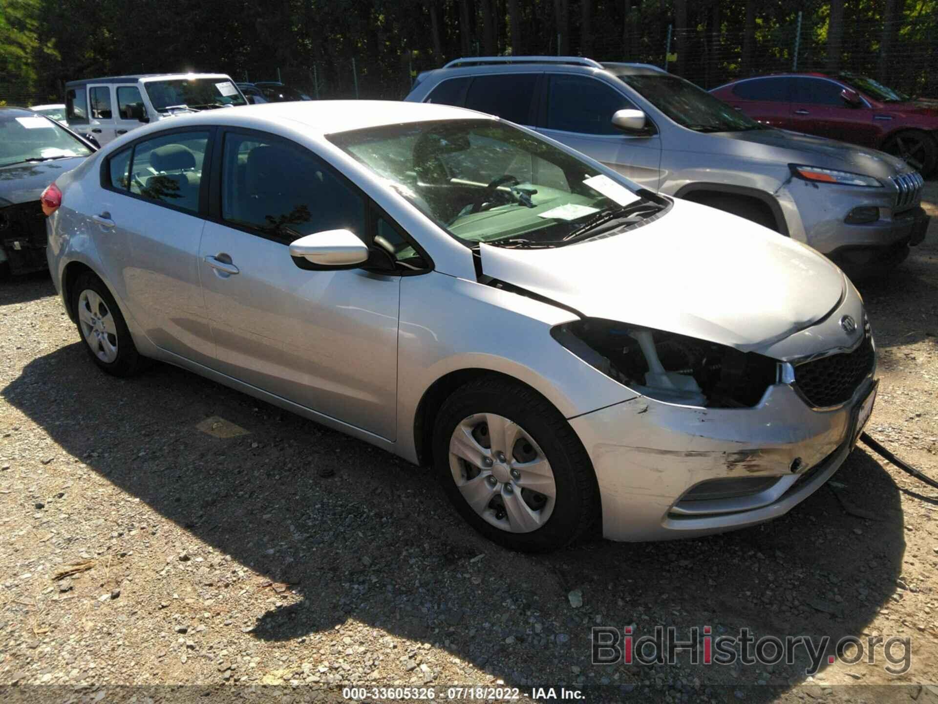 Photo KNAFK4A66F5291658 - KIA FORTE 2015