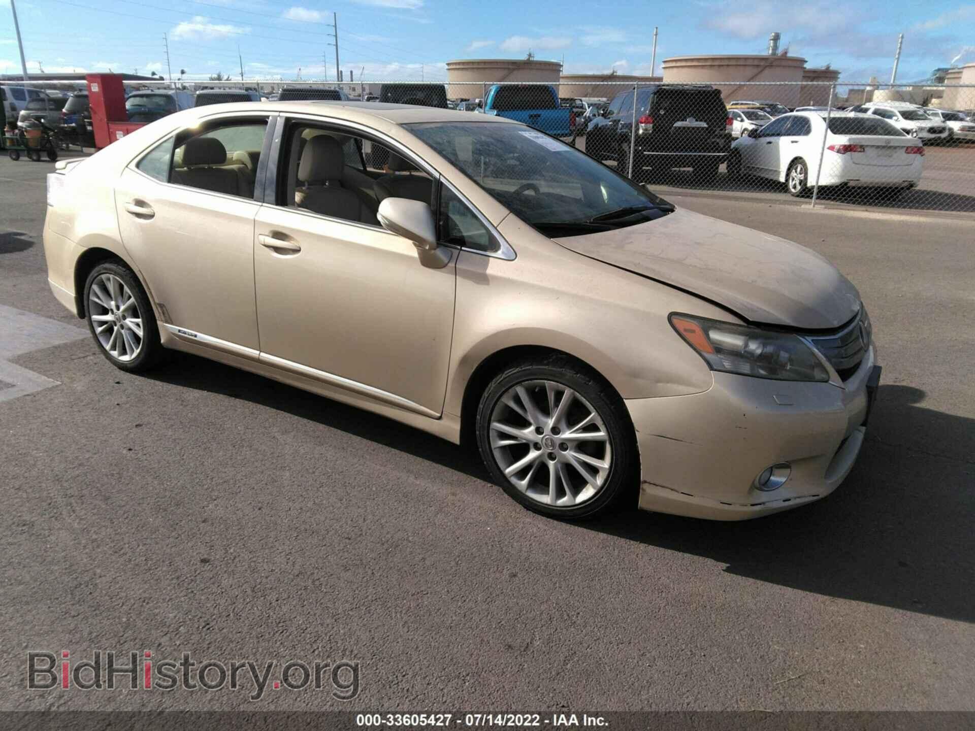 Photo JTHBB1BA4A2007018 - LEXUS HS 250H 2010