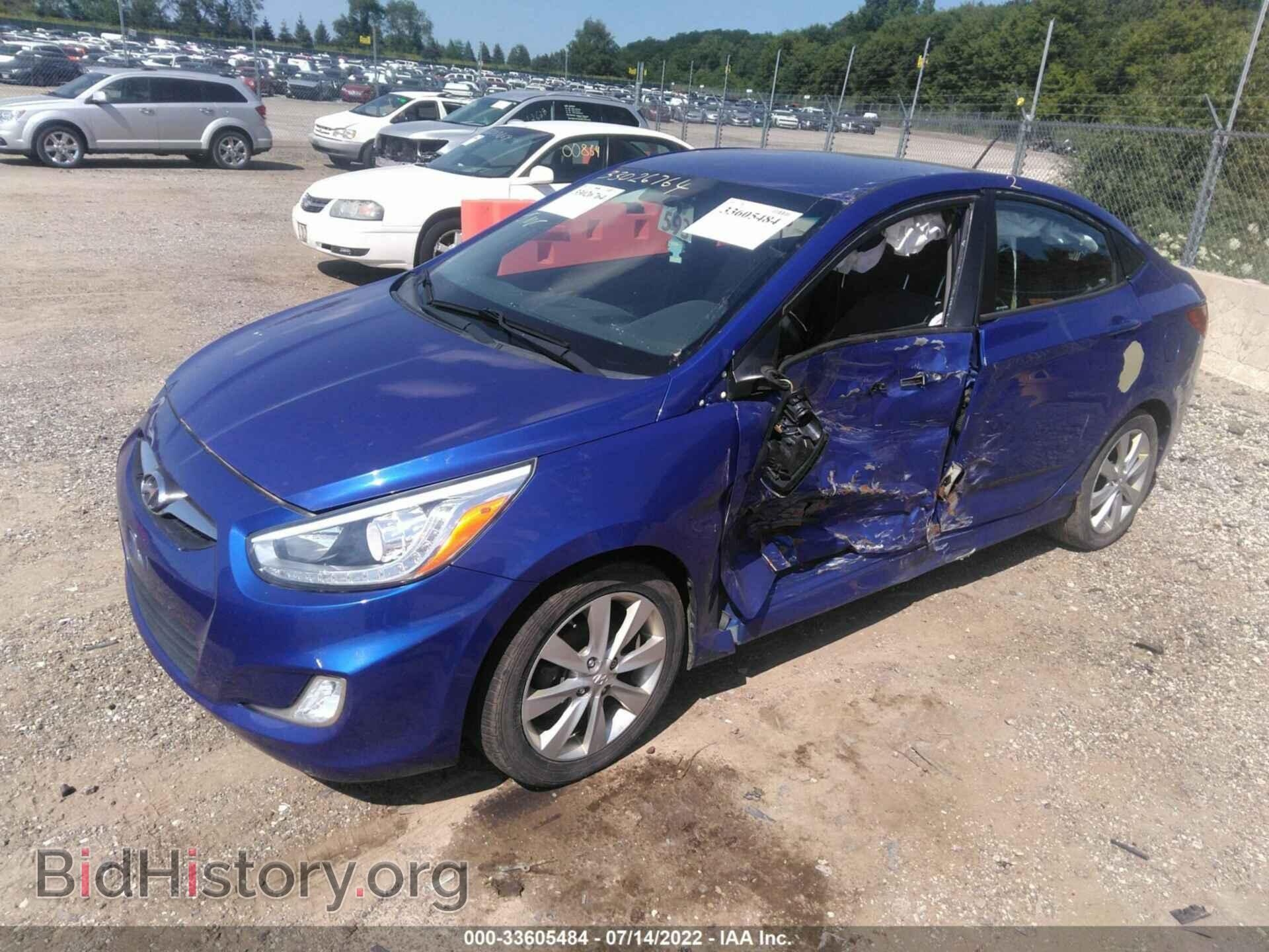 2014 HYUNDAI ACCENT - VIN: KMHCU4AE4EU596647 - Фото 2