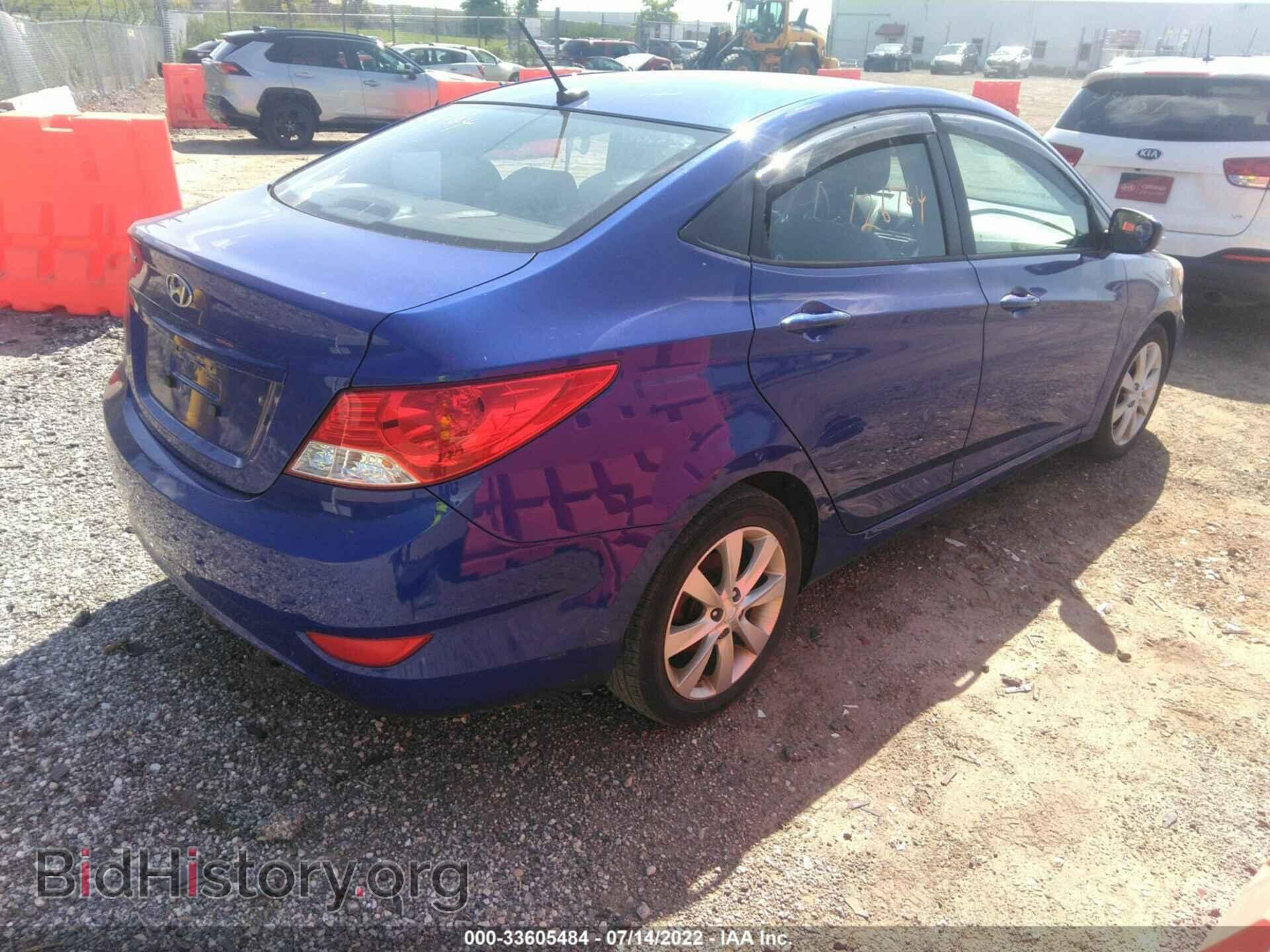 2014 HYUNDAI ACCENT - VIN: KMHCU4AE4EU596647 - Фото 4