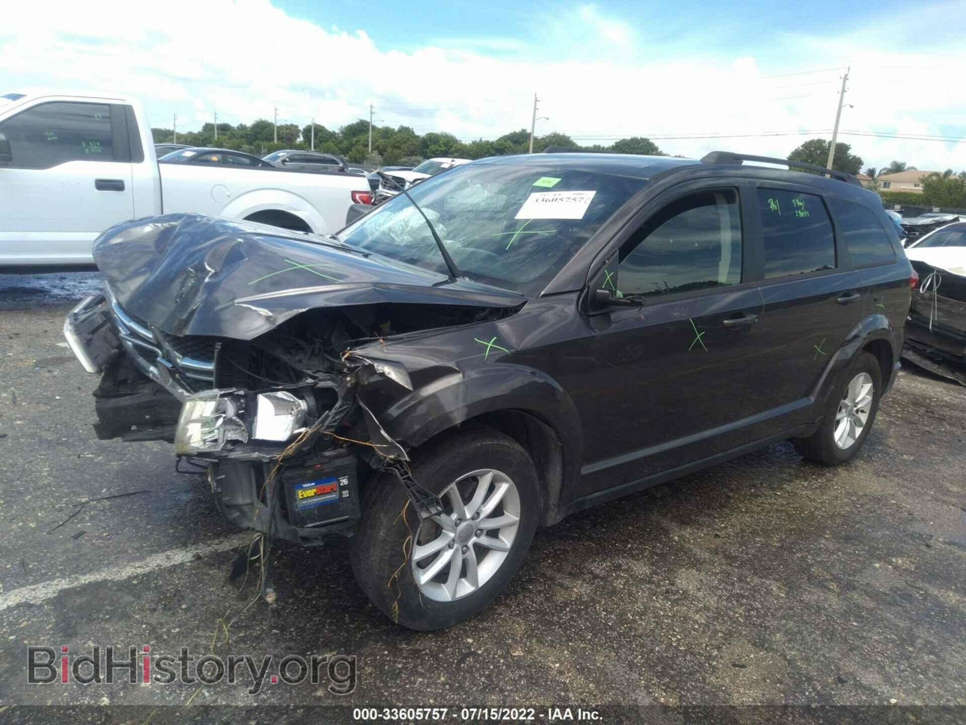 2016 DODGE JOURNEY - VIN: 3C4PDCBB1GT166317 - Фото 2