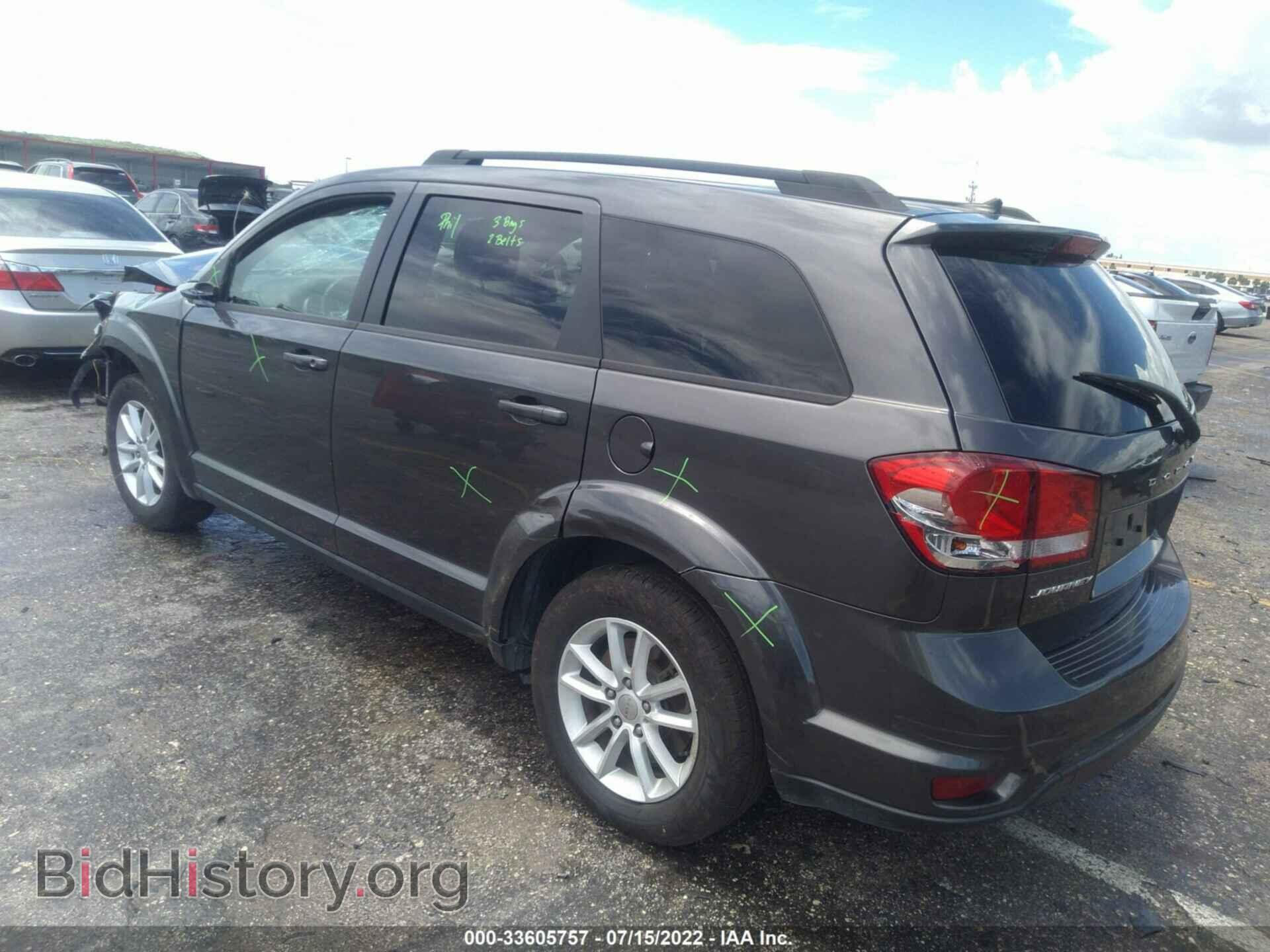 2016 DODGE JOURNEY - VIN: 3C4PDCBB1GT166317 - Фото 3