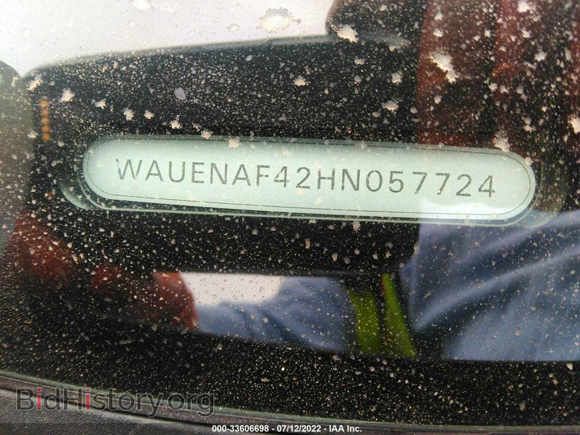 2017 AUDI A4 - VIN: WAUENAF42HN057724 - Фото 9