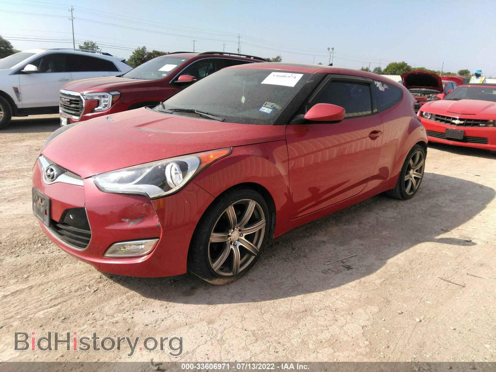 2012 HYUNDAI VELOSTER - VIN: KMHTC6AD6CU074413 - Фото 2