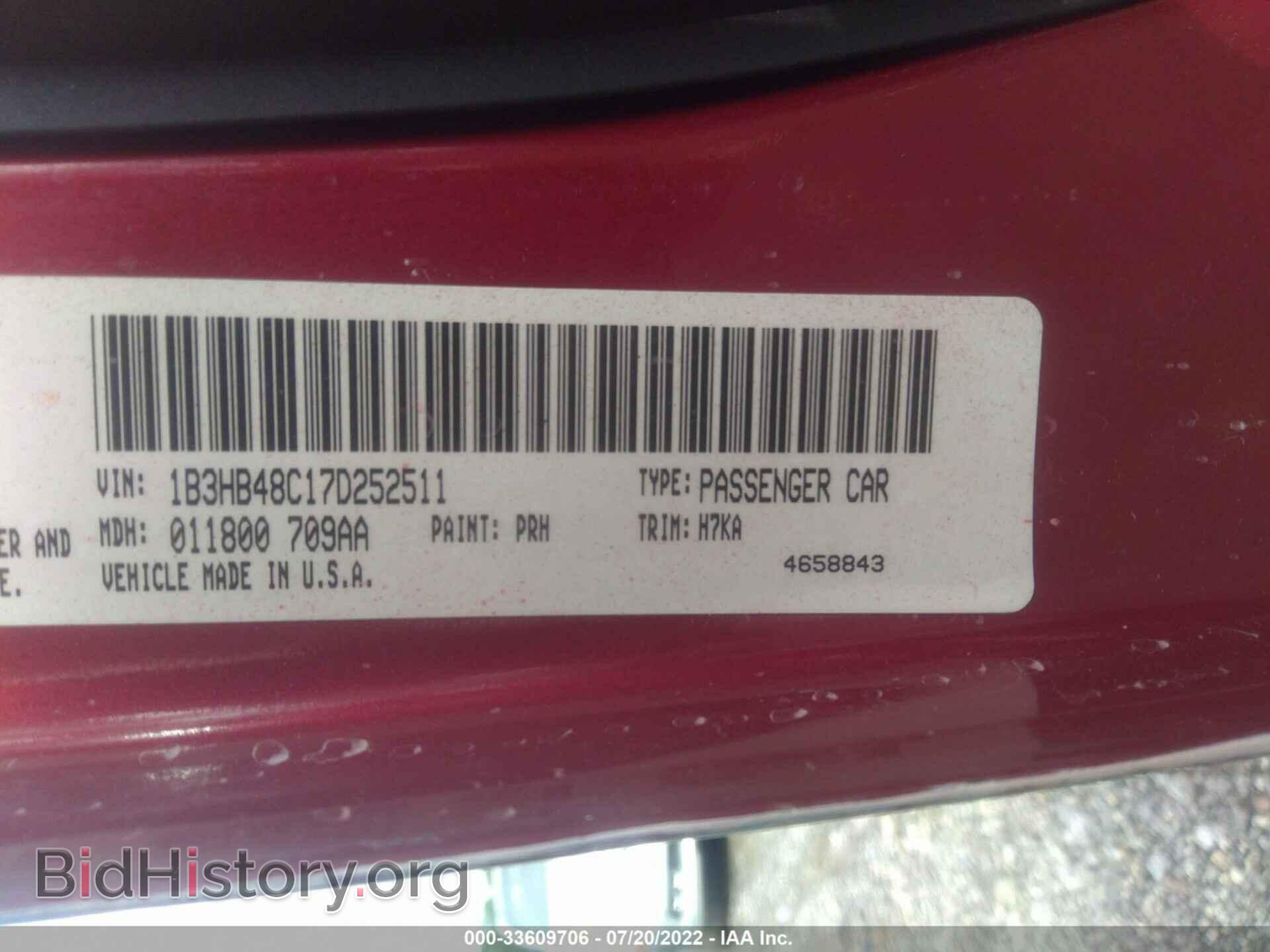2007 DODGE CALIBER - VIN: 1B3HB48C17D252511 - Фото 9