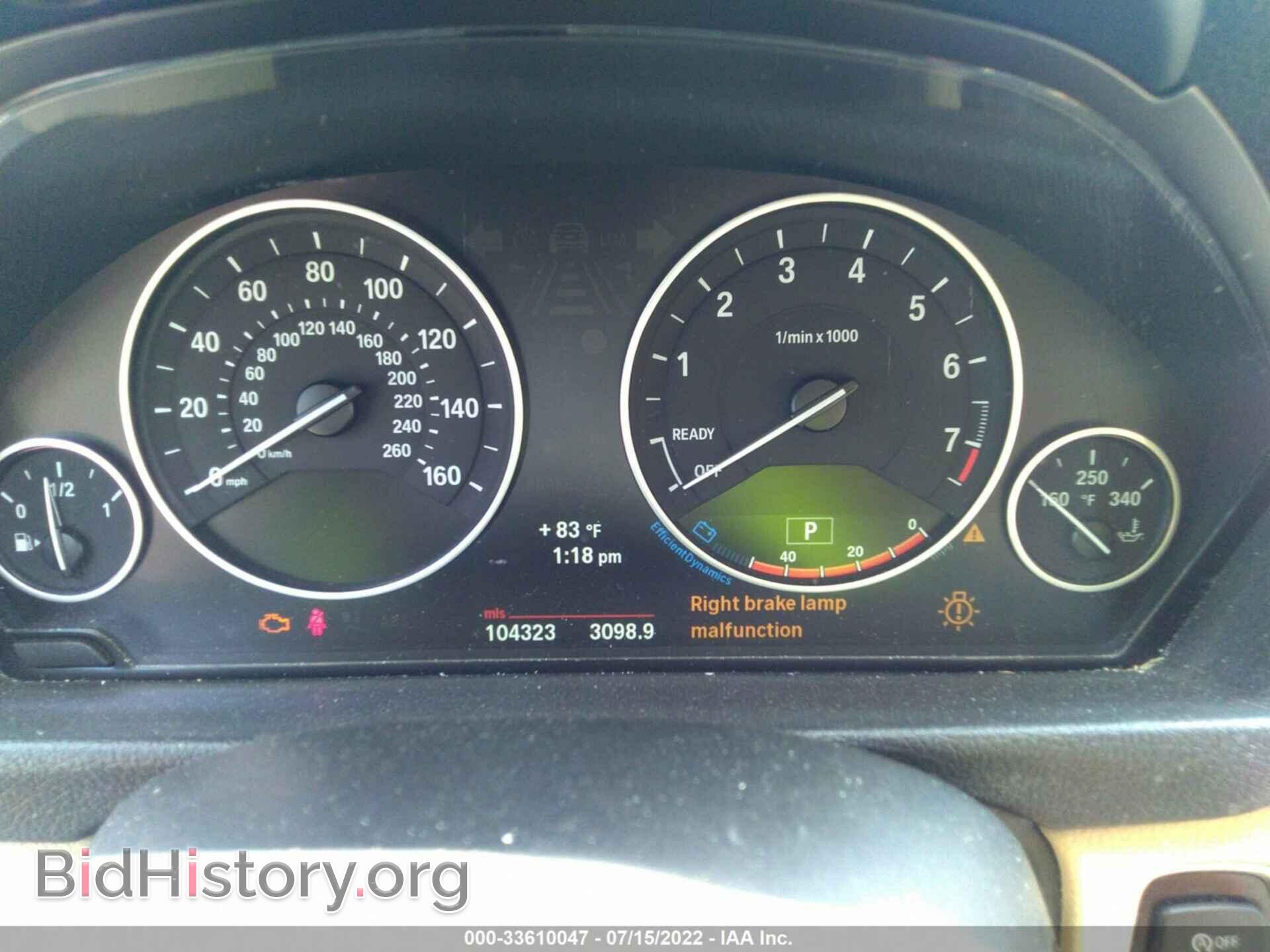 2012 BMW 3 SERIES - VIN: WBA3A5C54CF344038 - Фото 7
