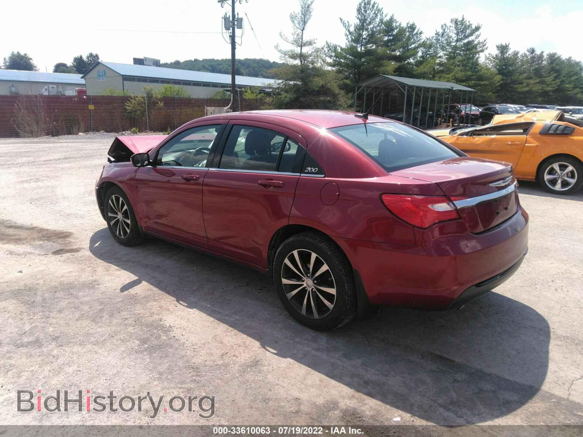 2012 CHRYSLER 200 - VIN: 1C3CCBHG9CN227068 - Фото 3