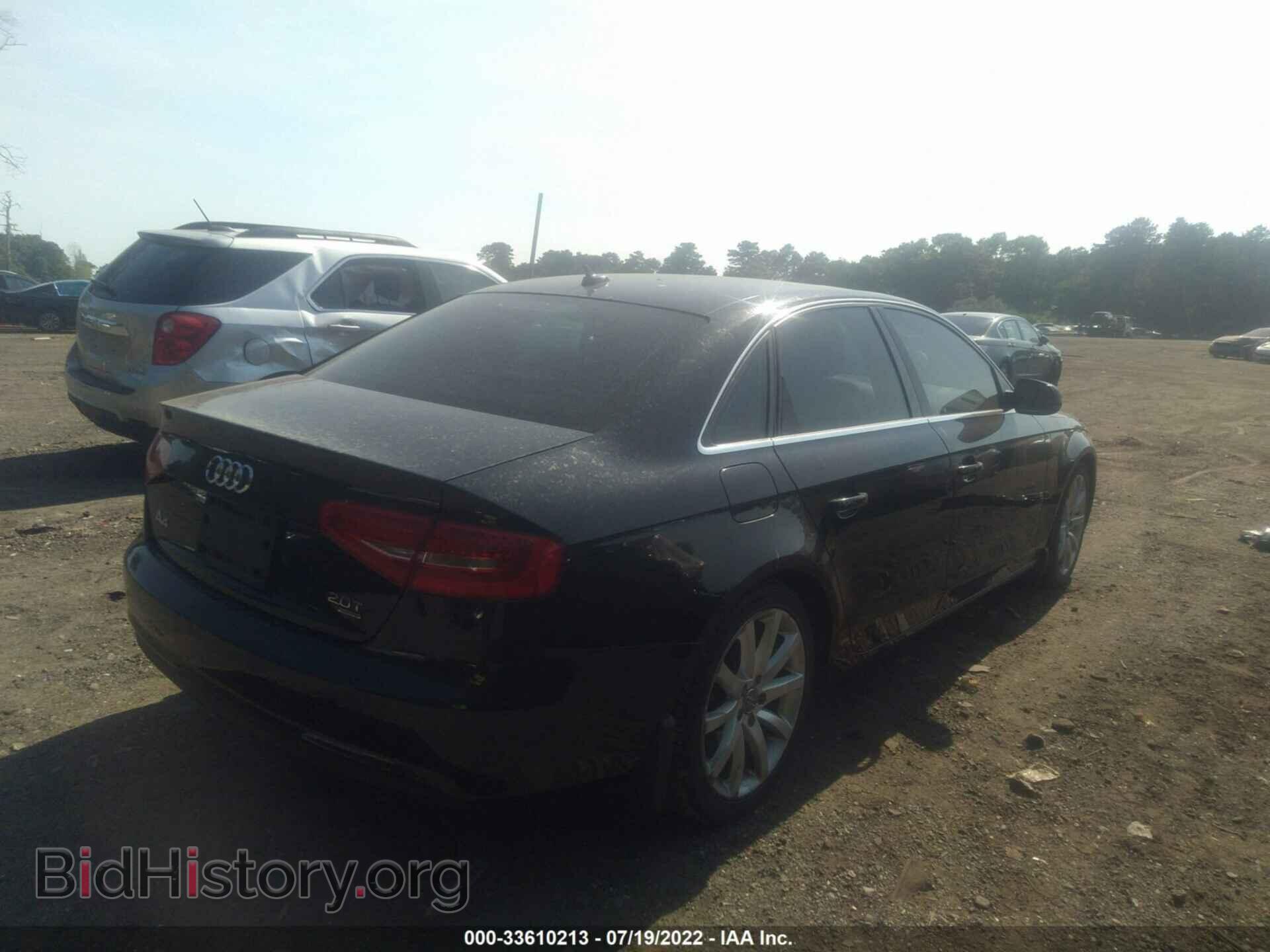 2013 AUDI A4 - VIN: WAUFFAFL0DN007665 - Фото 4