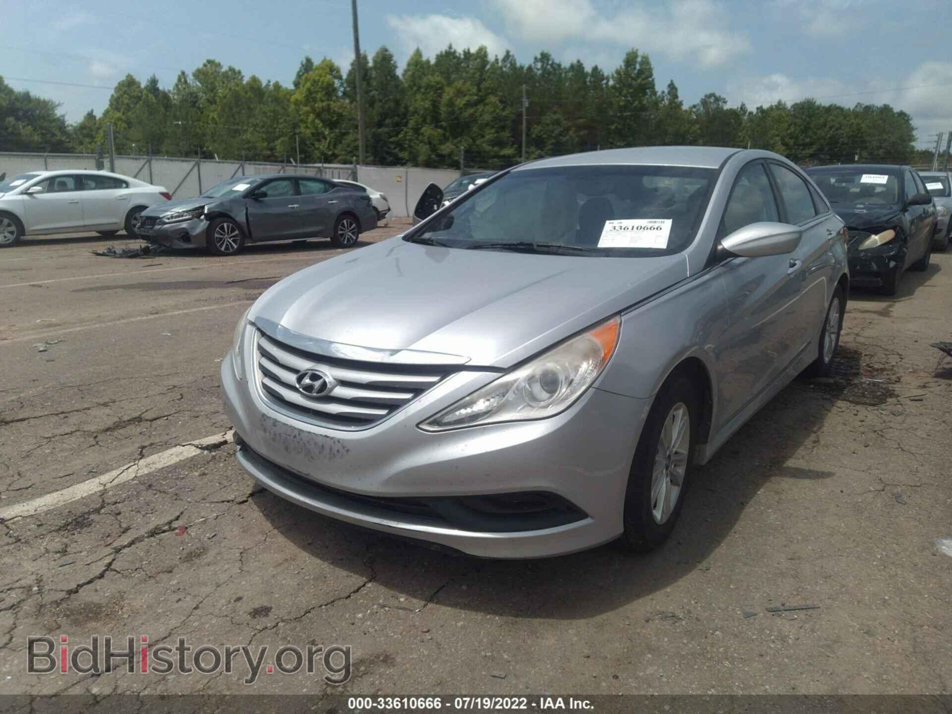 2014 HYUNDAI SONATA - VIN: 5NPEB4AC7EH879507 - Фото 2
