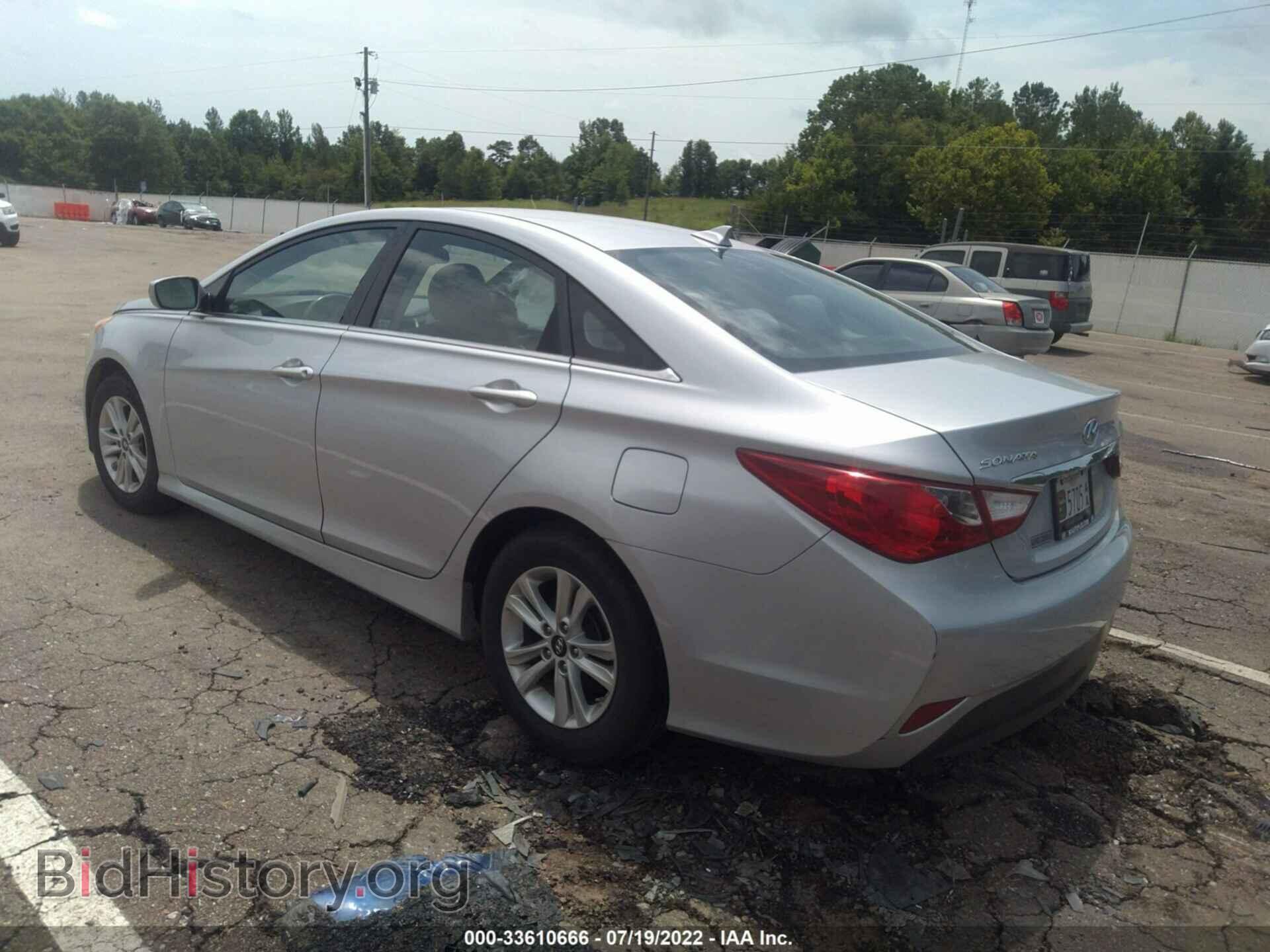 2014 HYUNDAI SONATA - VIN: 5NPEB4AC7EH879507 - Фото 3