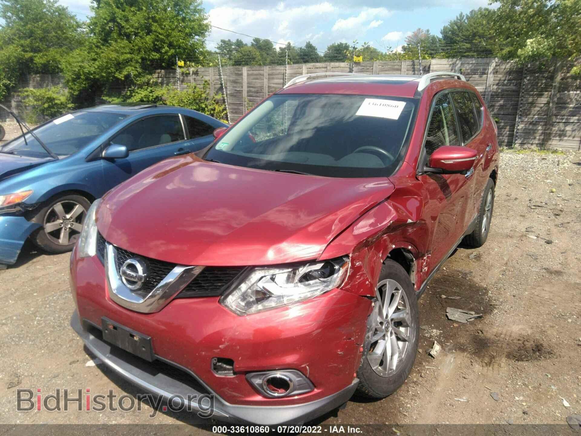 2015 NISSAN ROGUE - VIN: 5N1AT2MV9FC780466 - Фото 2
